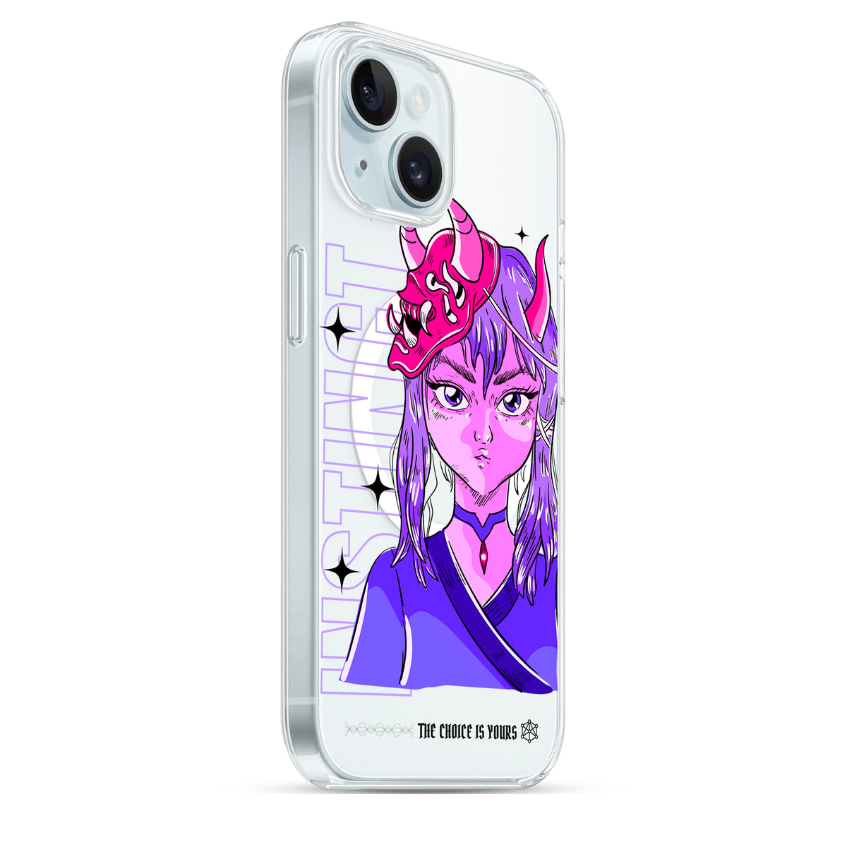 Instinct - Cover Magsafe Trasparente Personalizzata