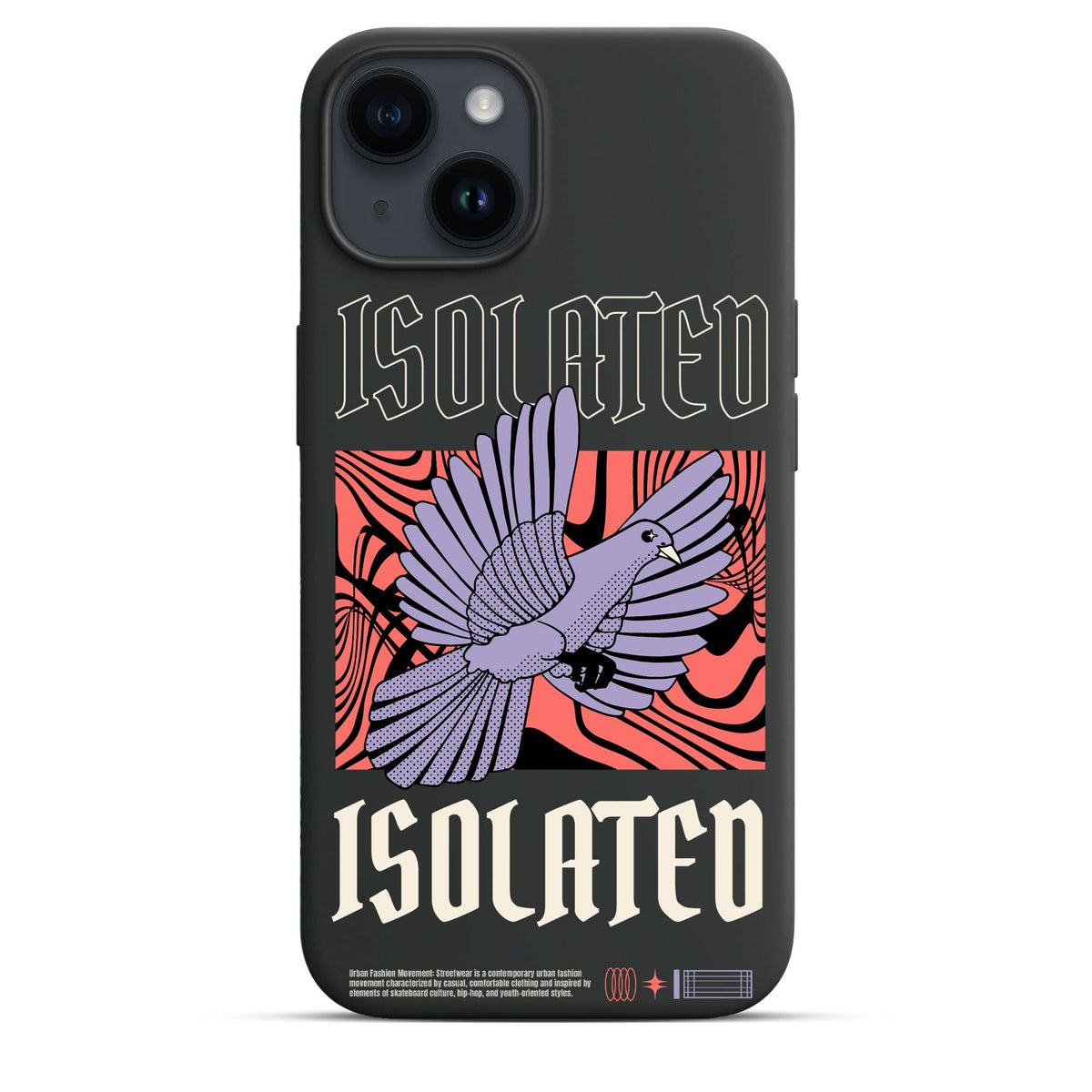 Isolated - Cover Monocolore Personalizzata