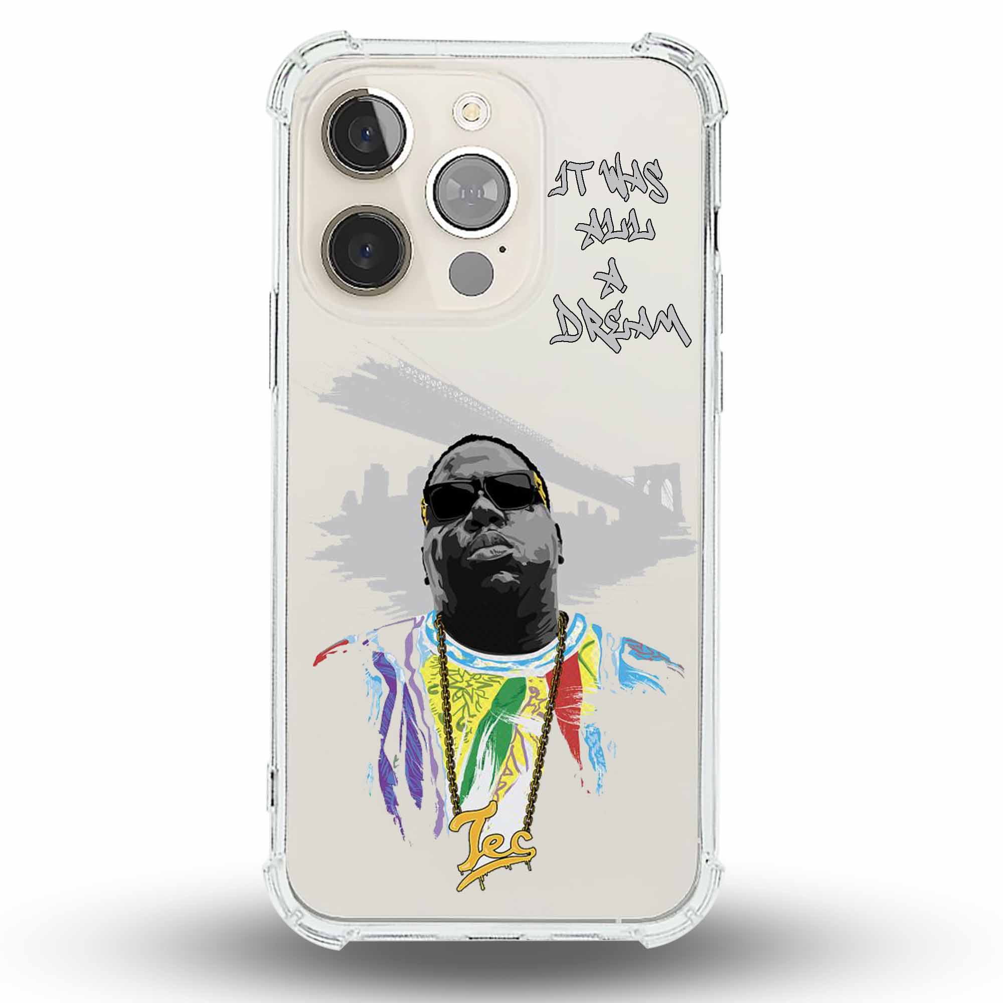 It Was All A Dream - Cover Trasparente Personalizzata (Rinforzata)