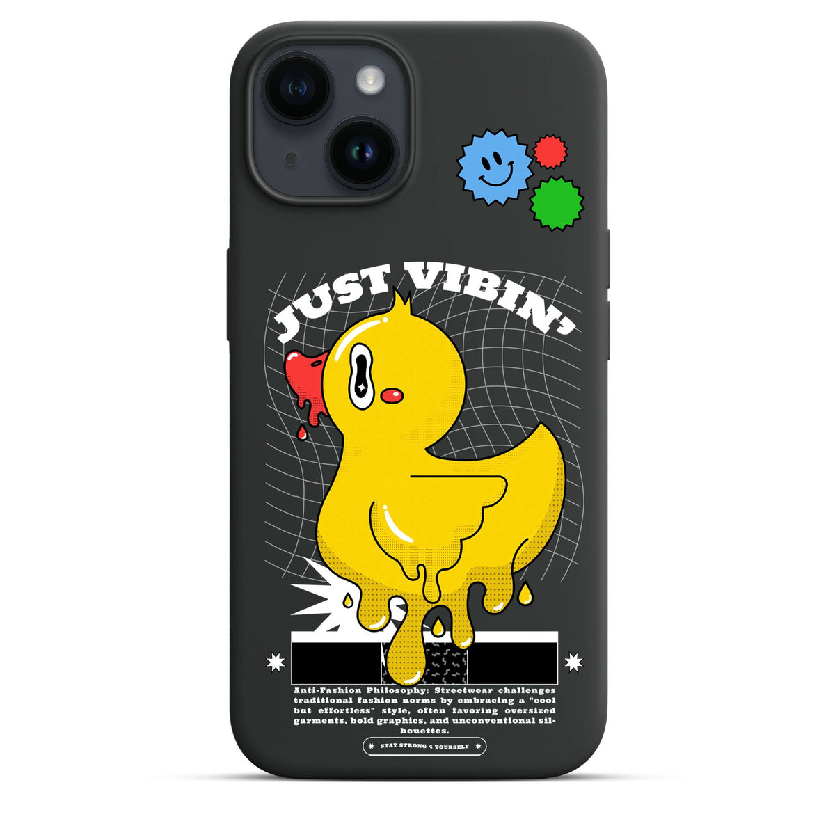 Just Vibin' - Cover Monocolore Personalizzata