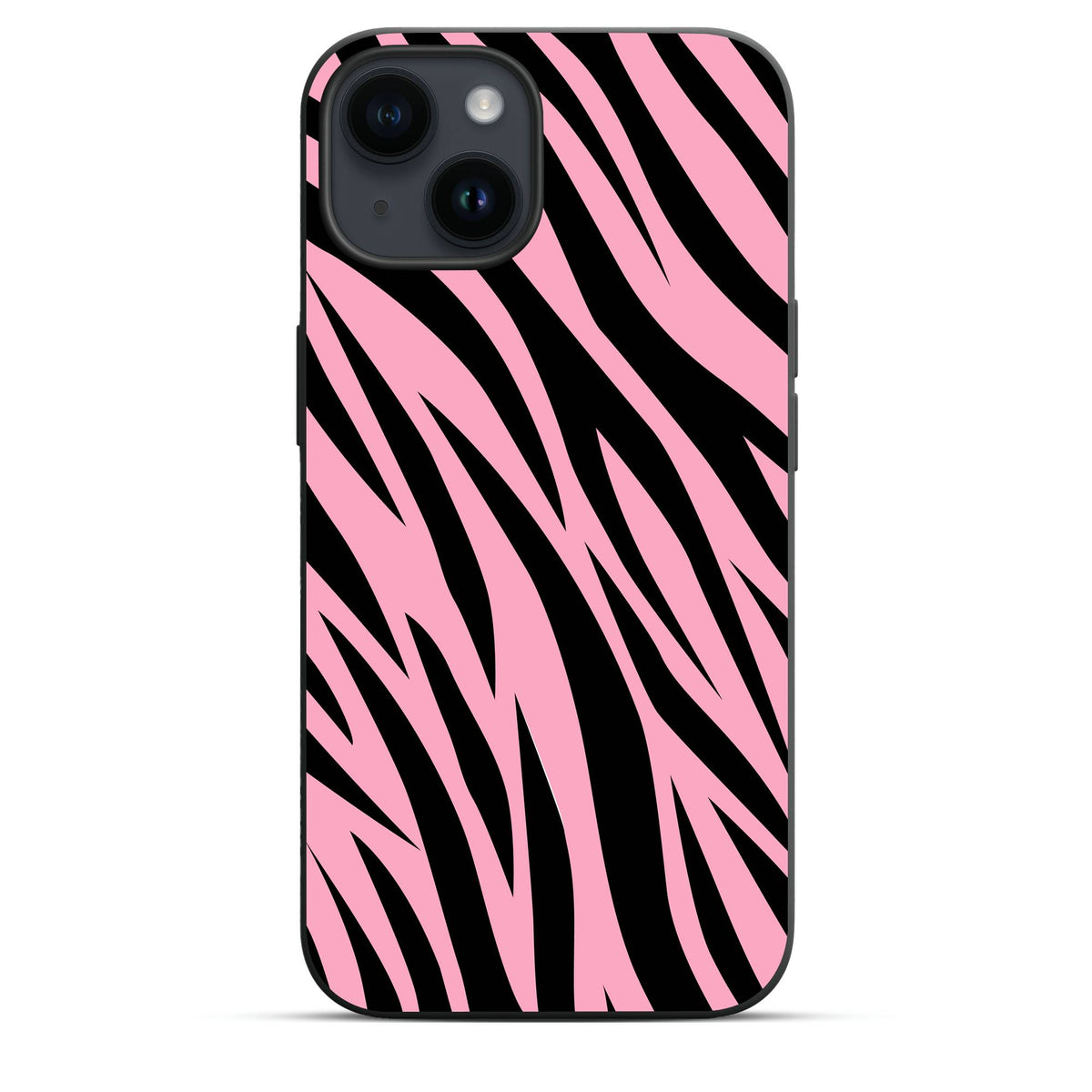 Charm Pink Zebra Luxe - Cover Monocolore Personalizzata