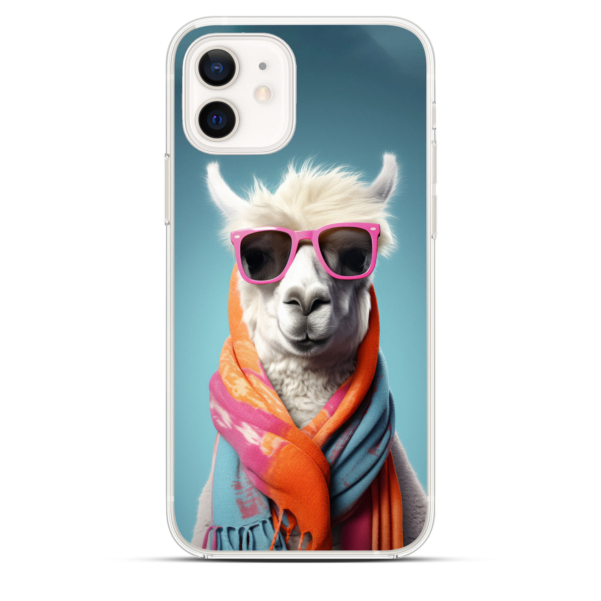 Luxe Lama - Cover MagSafe Trasparente Personalizzata