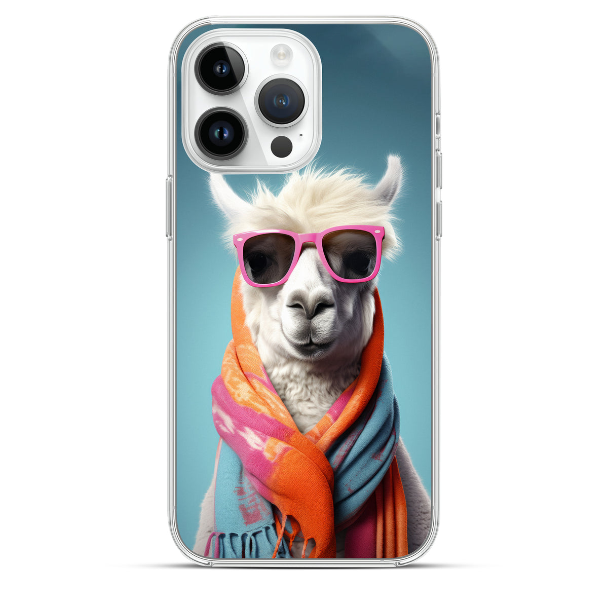 Luxe Lama - Cover MagSafe Trasparente Personalizzata