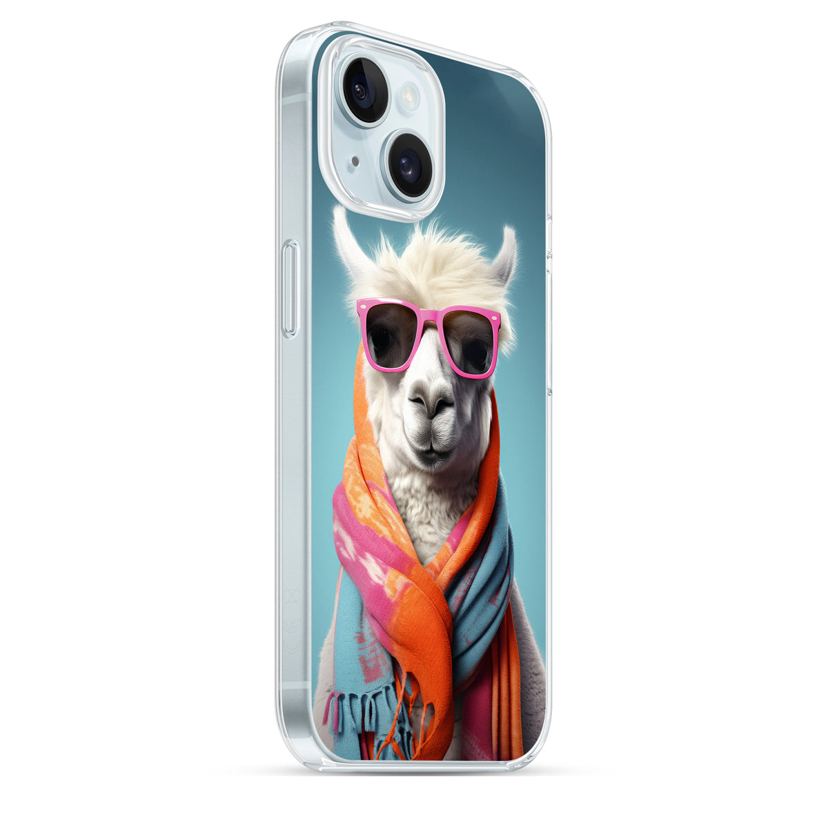 Luxe Lama - Cover MagSafe Trasparente Personalizzata