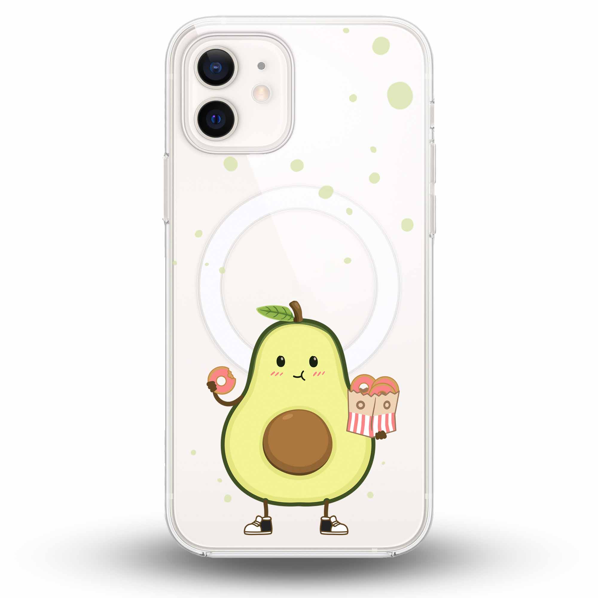 Avocado’s Donuts - Cover MagSafe Trasparente Personalizzata