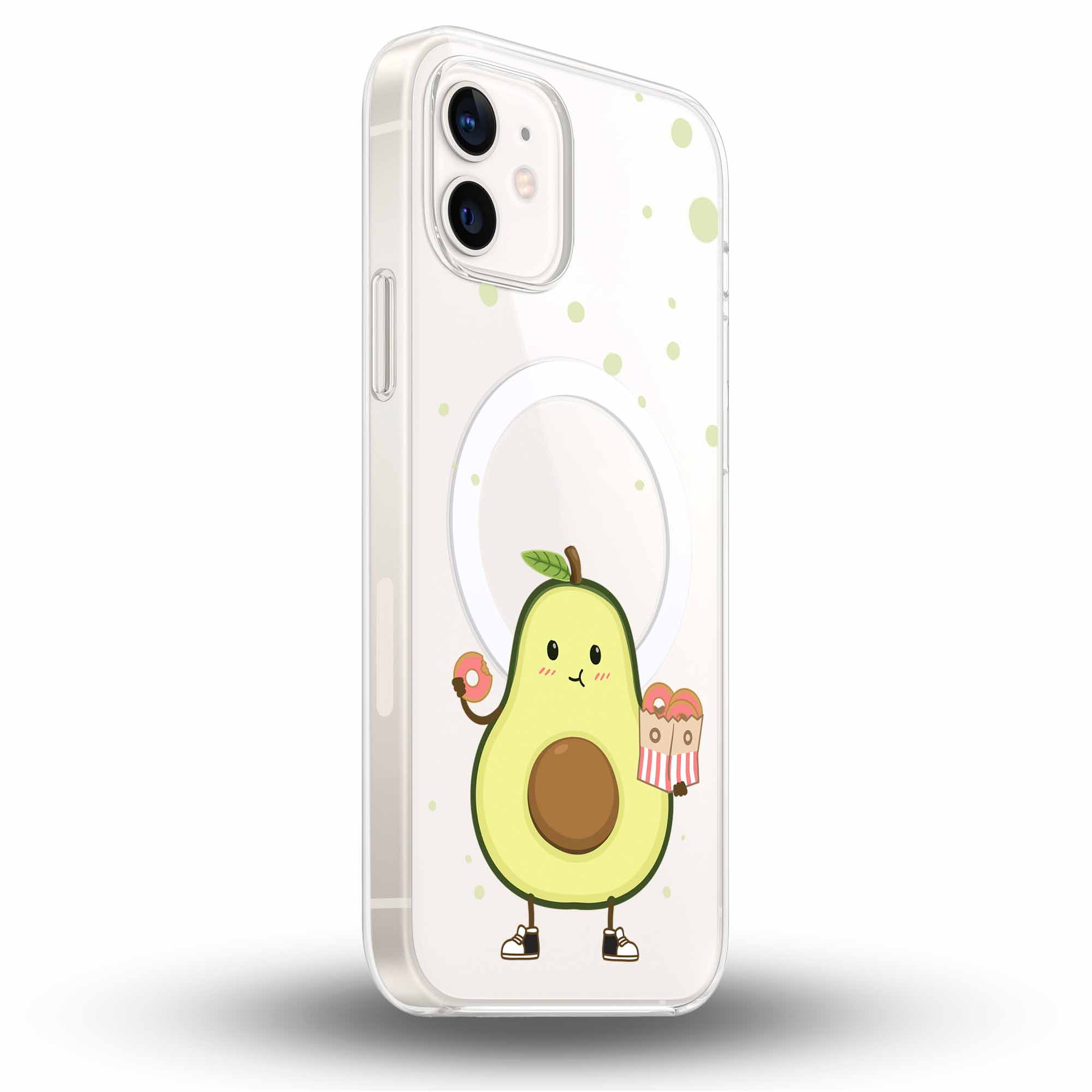 Avocado’s Donuts - Cover MagSafe Trasparente Personalizzata