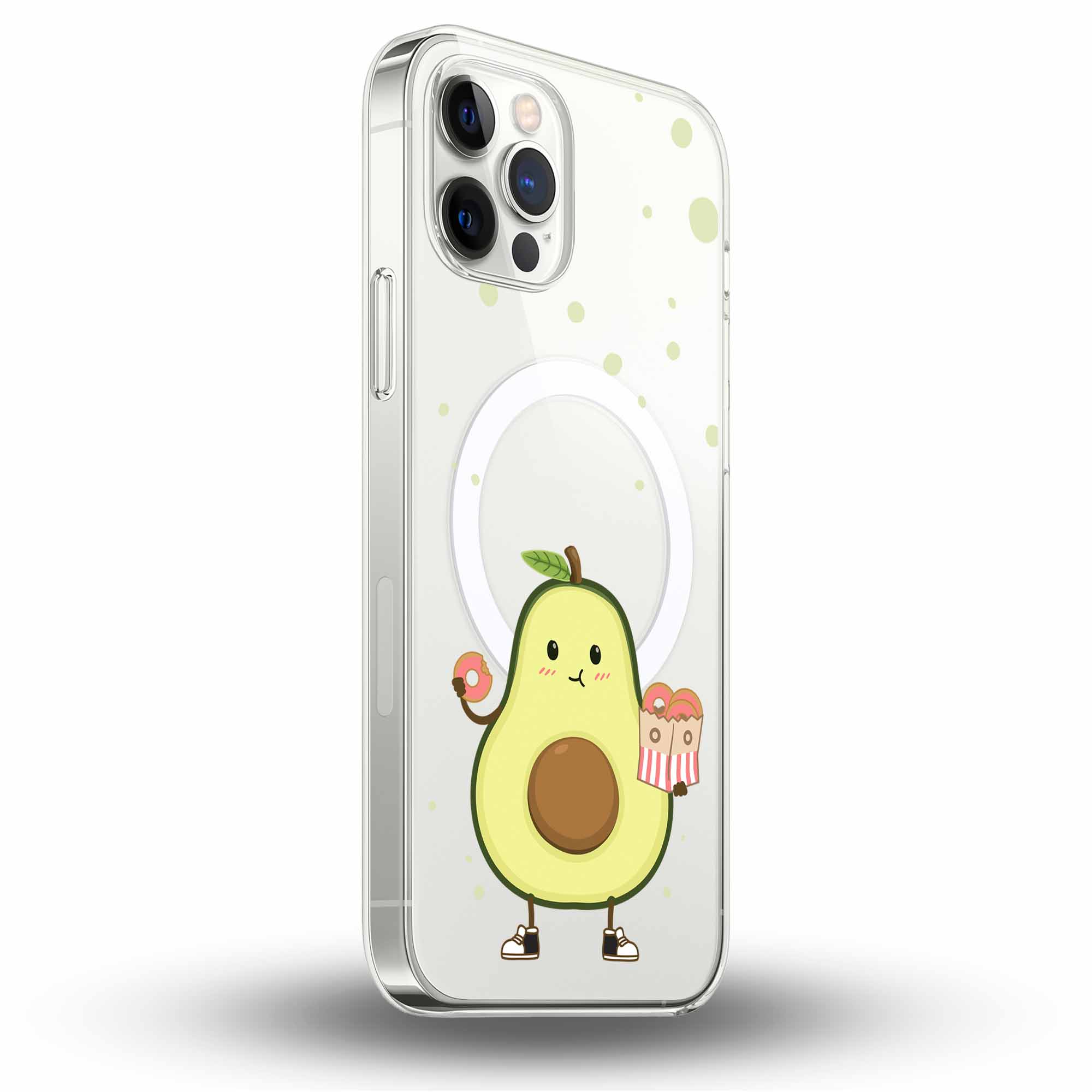 Avocado’s Donuts - Cover MagSafe Trasparente Personalizzata