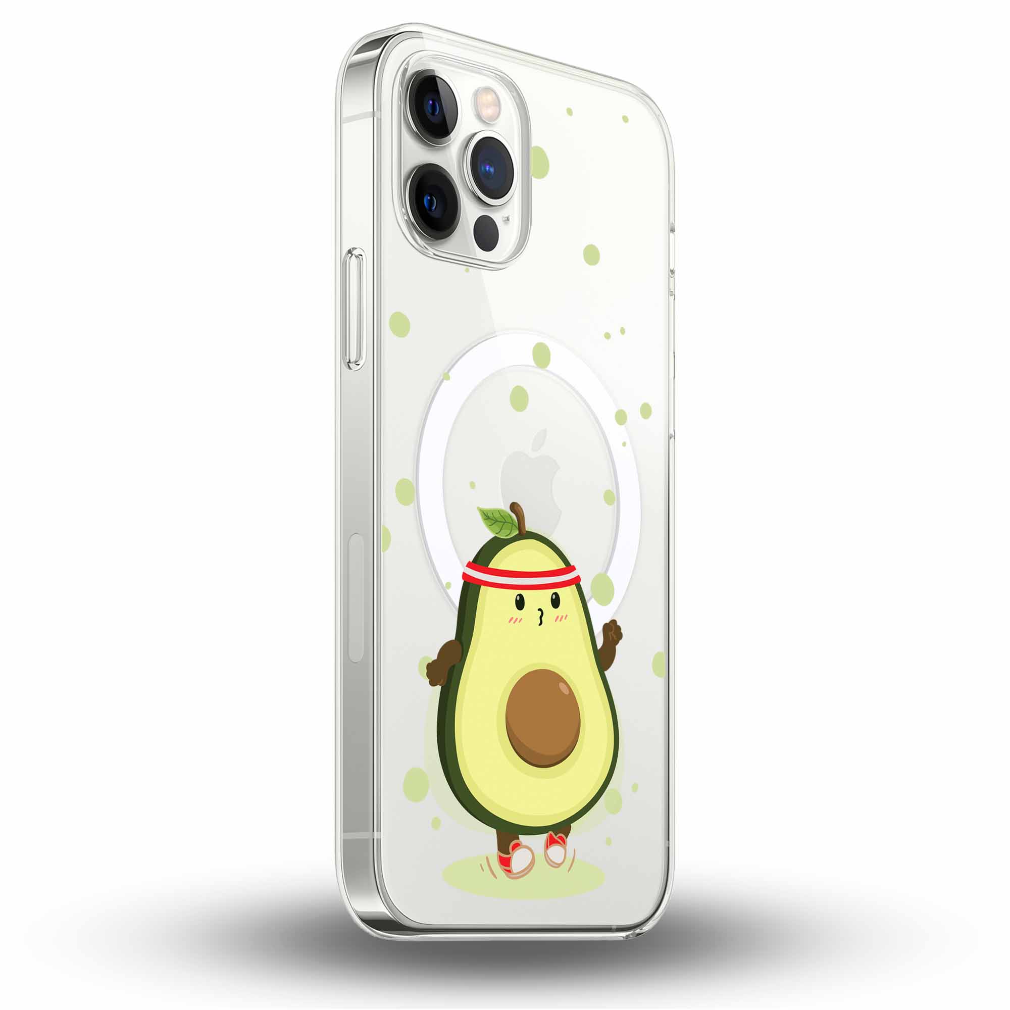 Avocado Jogger - Cover MagSafe Trasparente Personalizzata