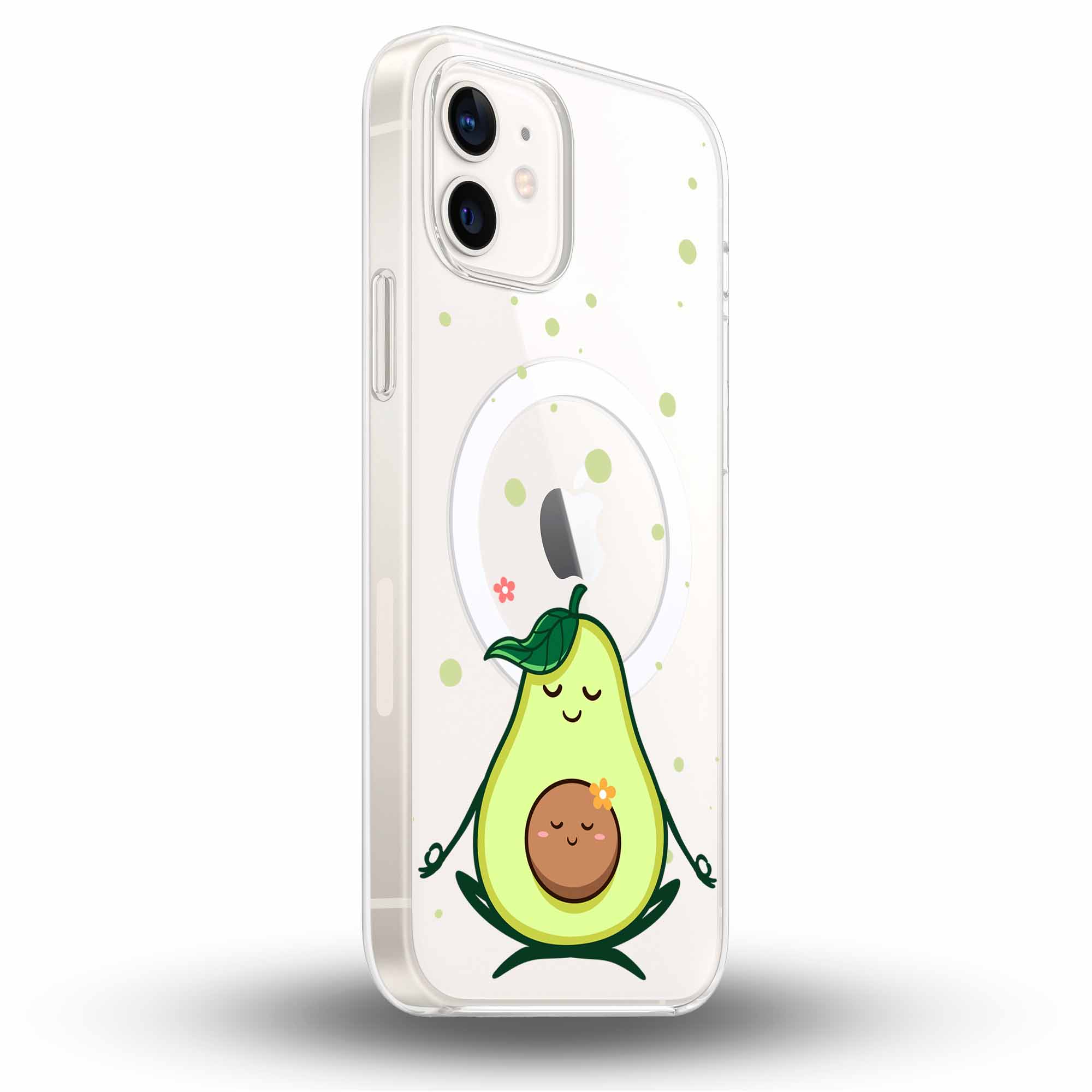 Avocado Yoga - Cover MagSafe Trasparente Personalizzata
