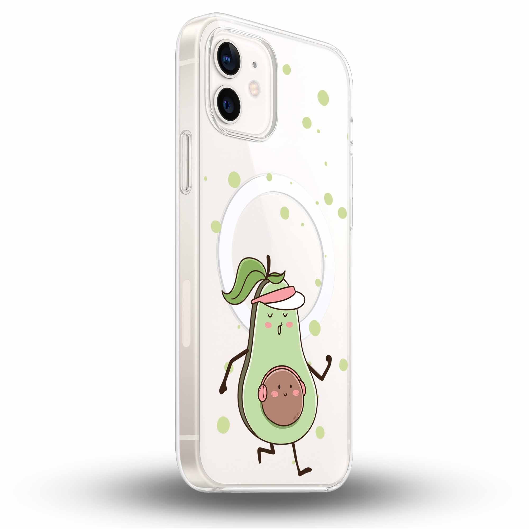 Avocado Fitness - Cover MagSafe Trasparente Personalizzata