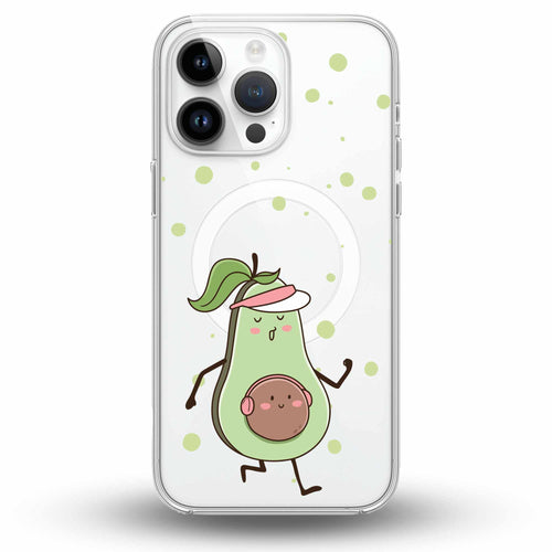 Avocado Fitness - Cover MagSafe Trasparente Personalizzata