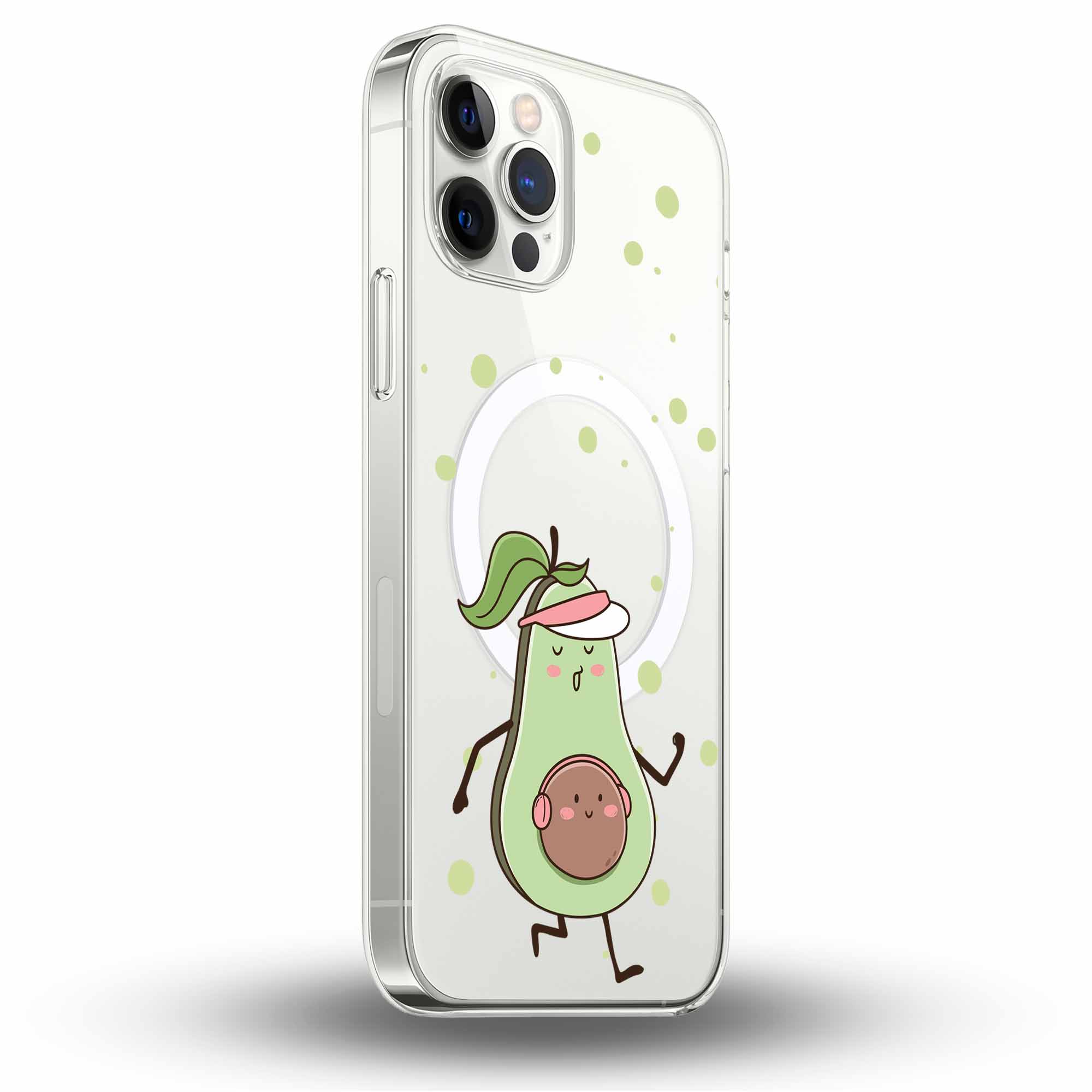 Avocado Fitness - Cover MagSafe Trasparente Personalizzata