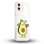 Avocado & Noodles - Cover MagSafe Trasparente Personalizzata