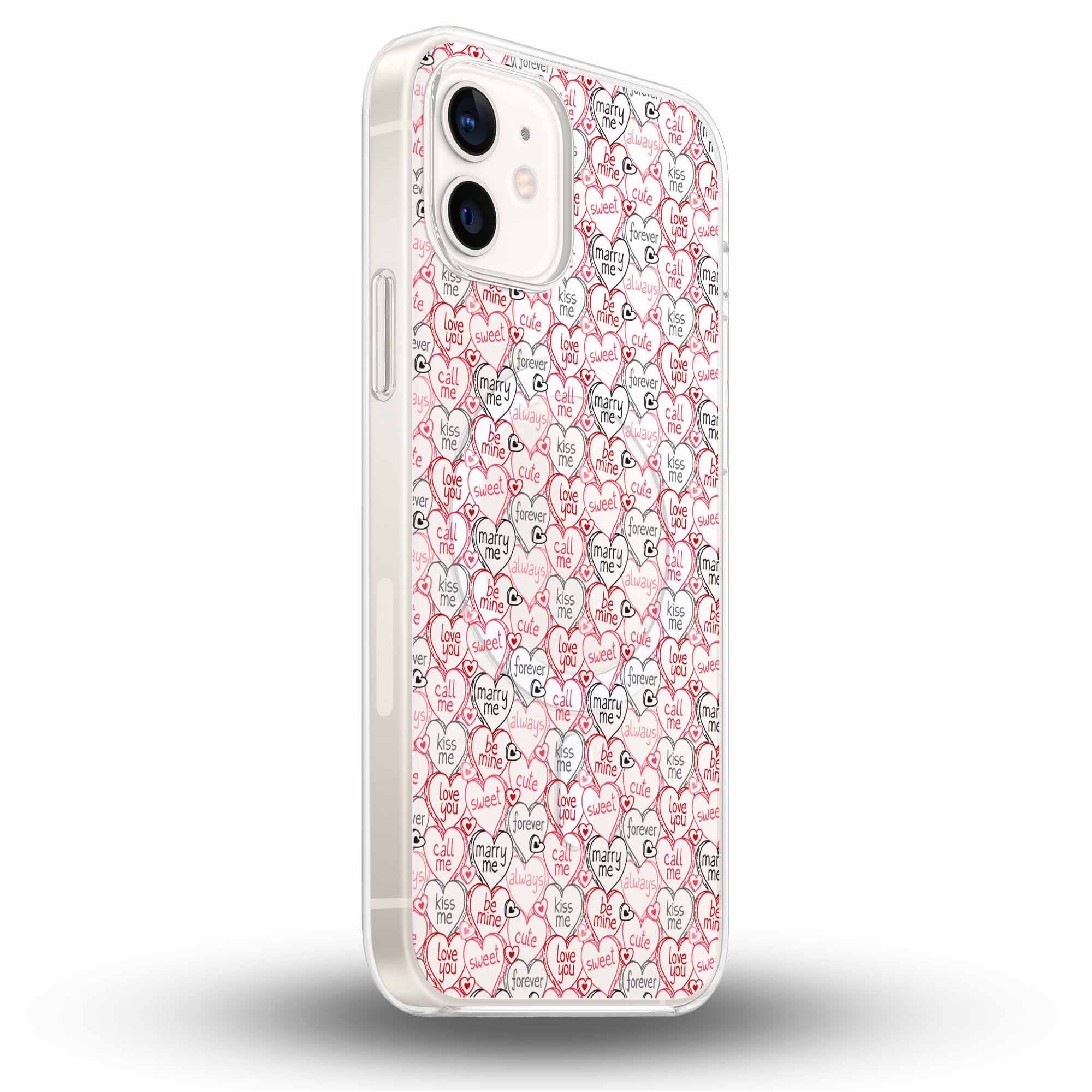 Be Mine - Cover MagSafe Trasparente Personalizzata