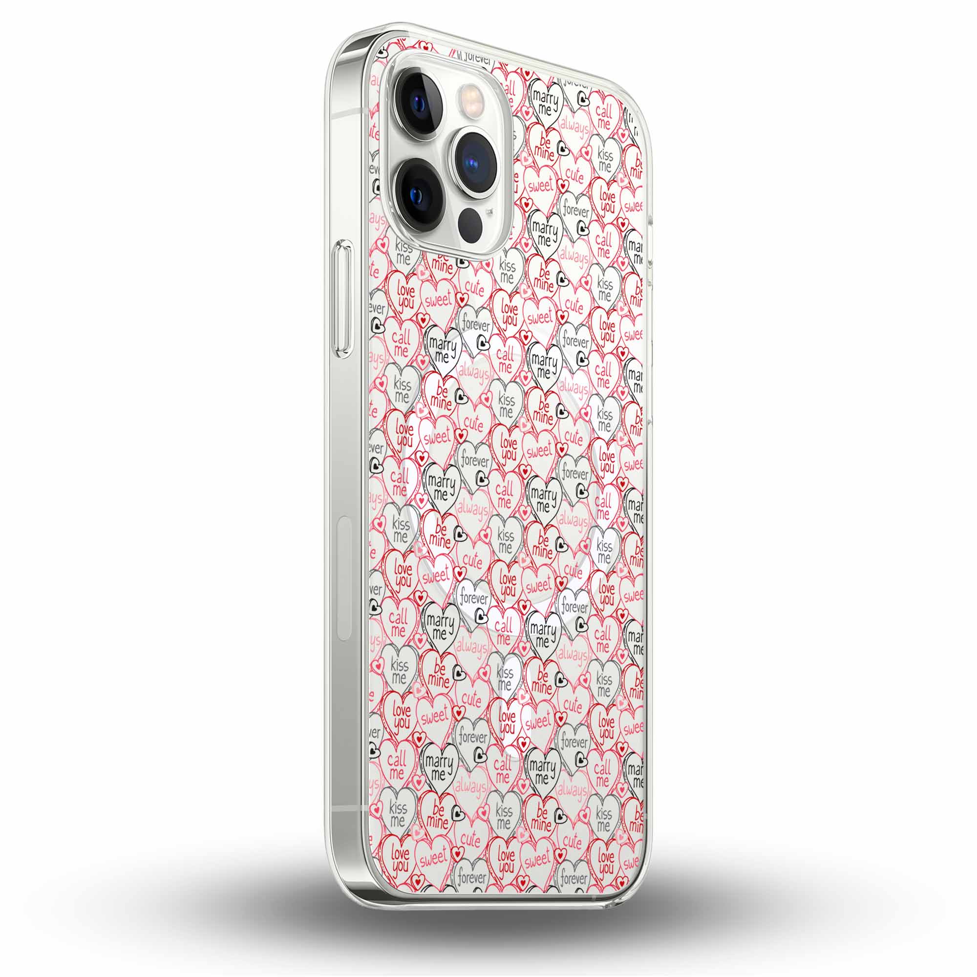 Be Mine - Cover MagSafe Trasparente Personalizzata