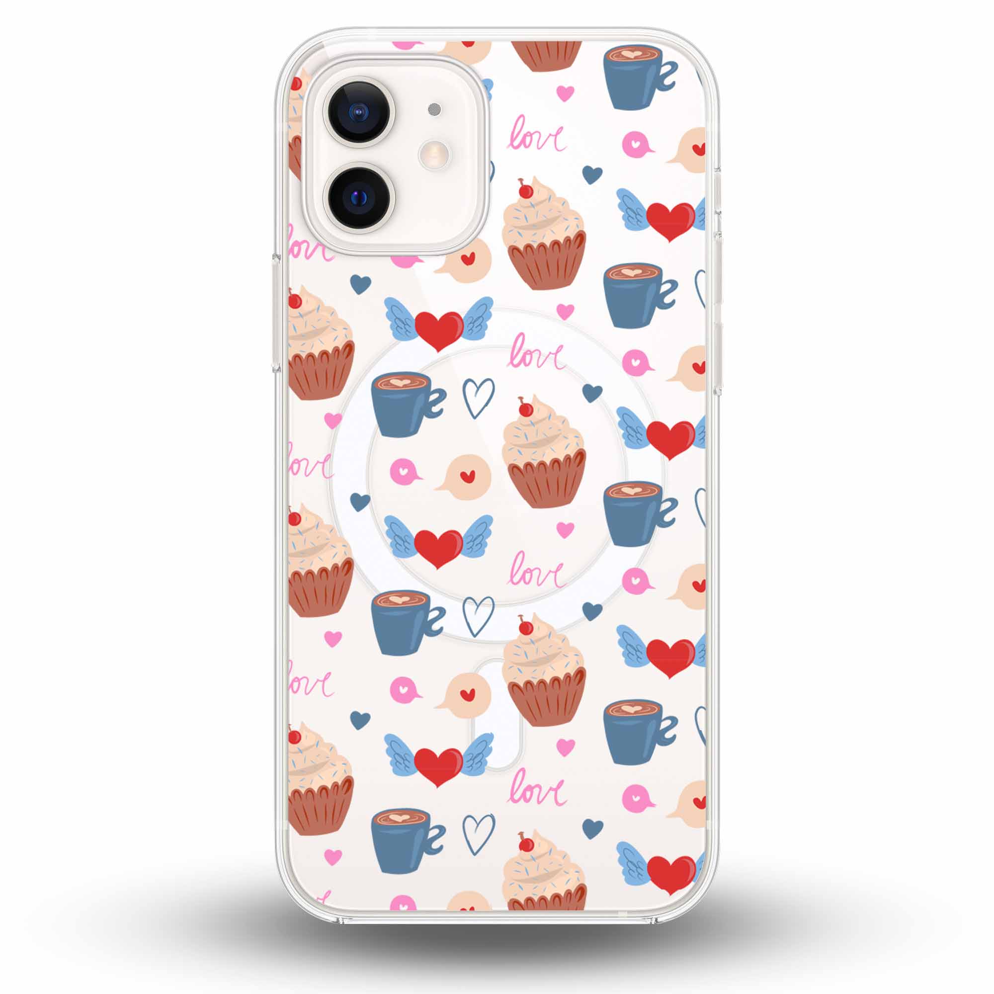 Breakfast is Love - Cover MagSafe Trasparente Personalizzata