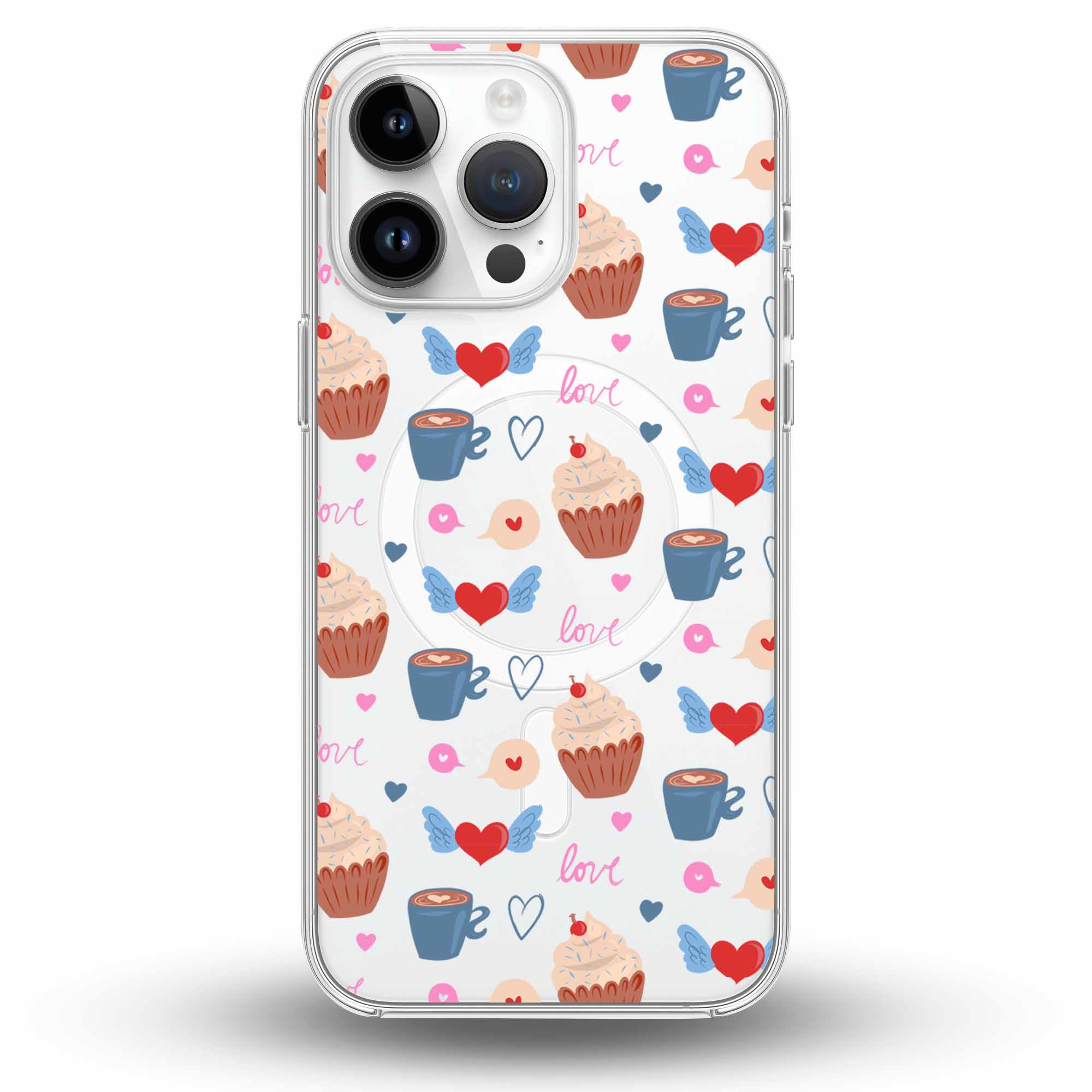 Breakfast is Love - Cover MagSafe Trasparente Personalizzata