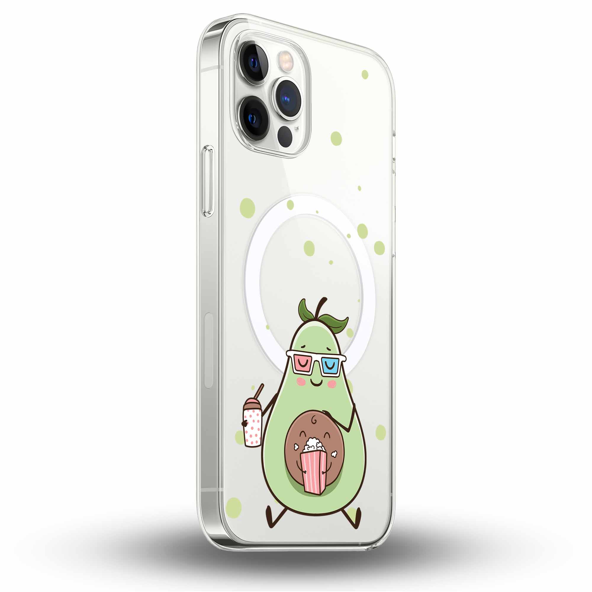 Chilling Avocados - Cover MagSafe Trasparente Personalizzata