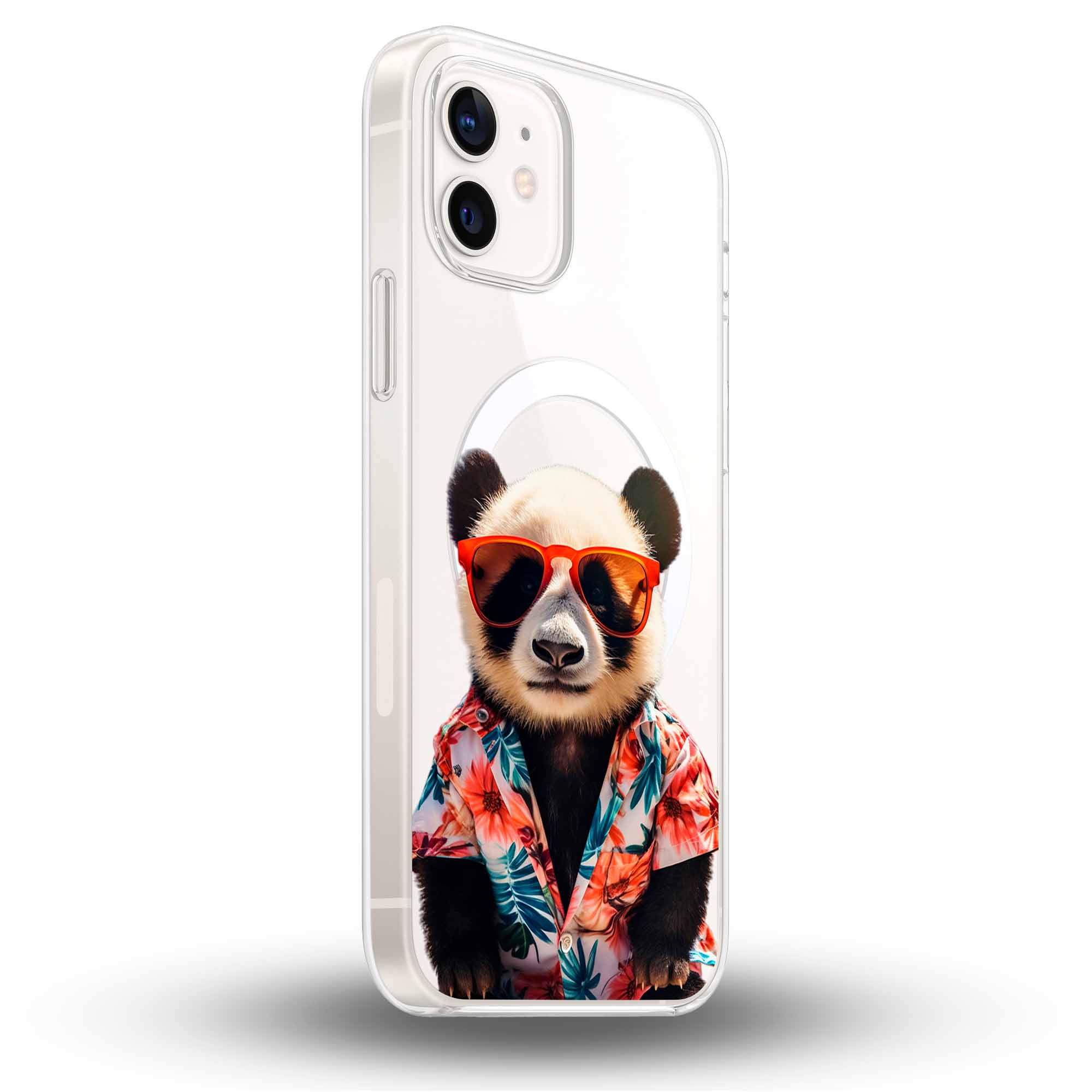 Aloha Panda Soft - Cover MagSafe Trasparente Personalizzata