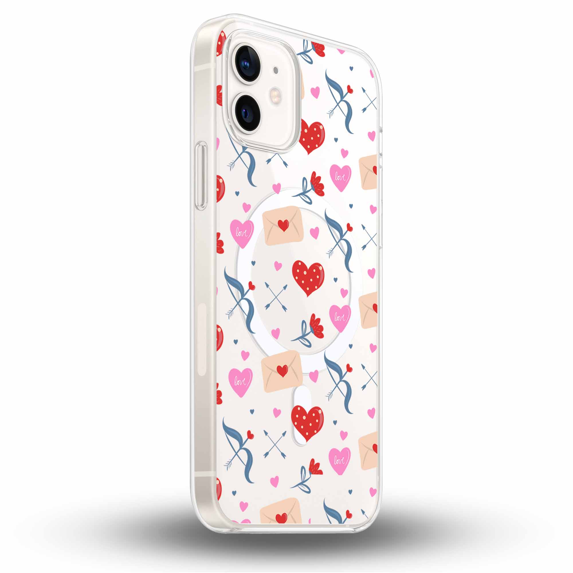 Heart Mail - Cover MagSafe Trasparente Personalizzata