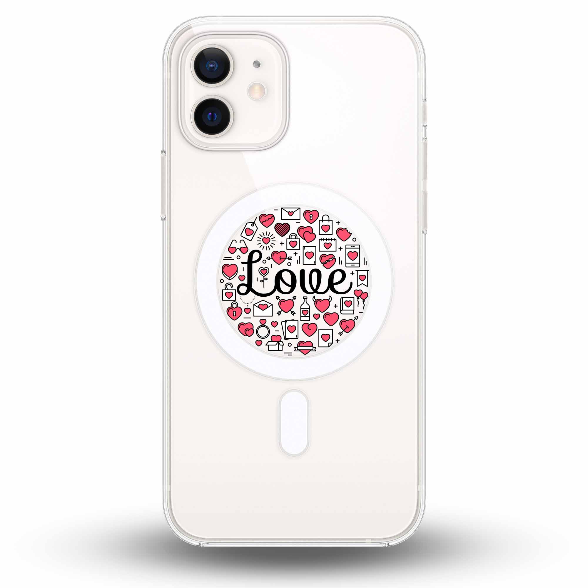 Love Notes Lite - Cover MagSafe Trasparente Personalizzata