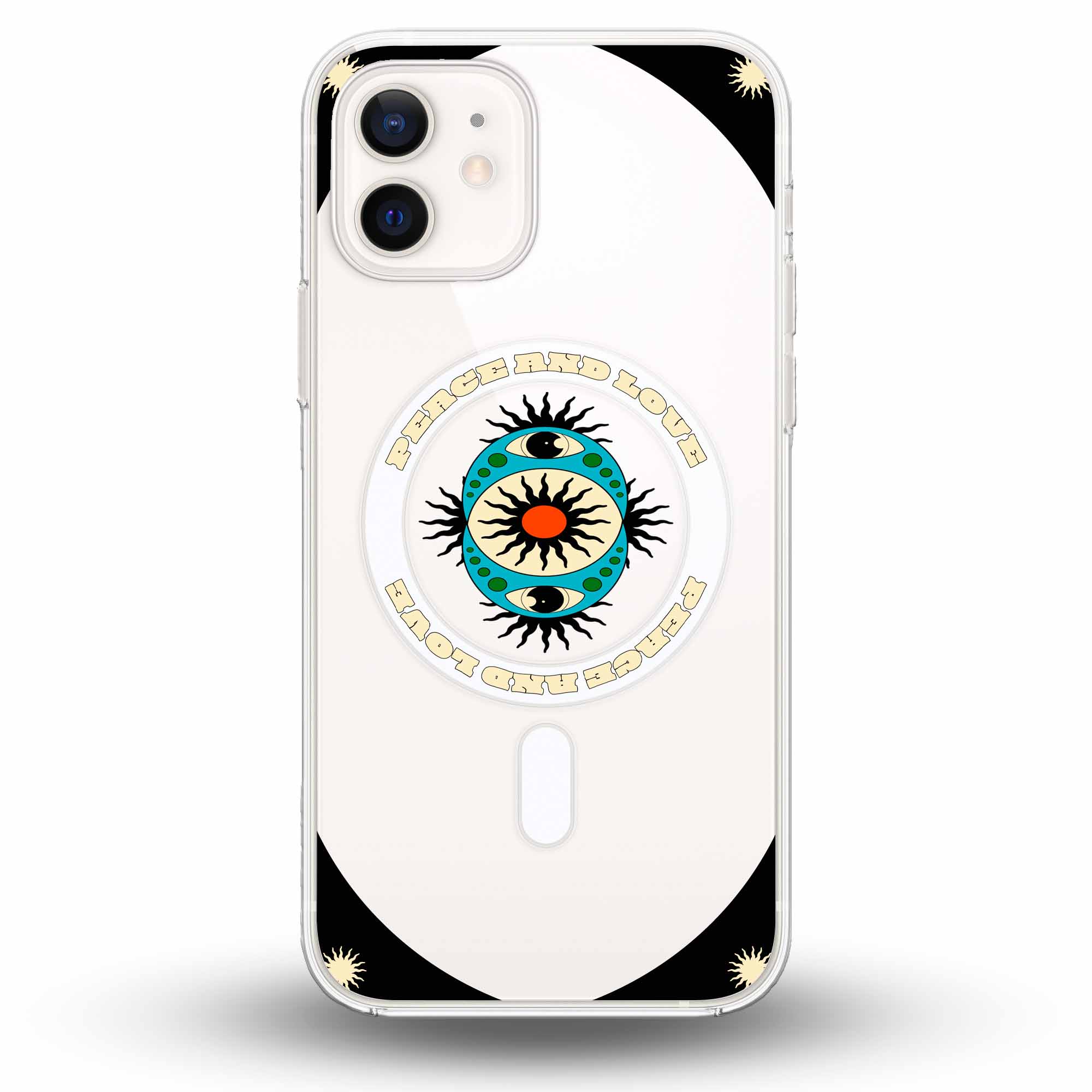 Cosmic Vision - Cover MagSafe Trasparente Personalizzata