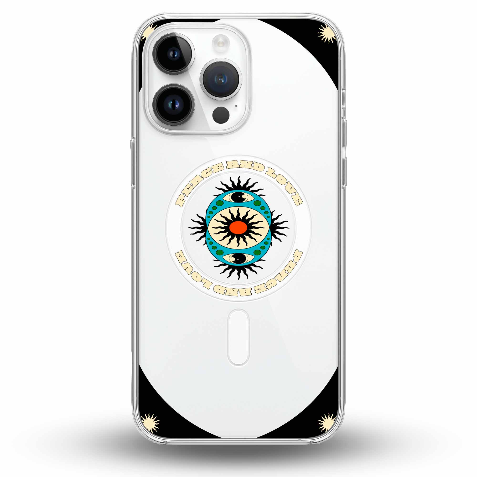 Cosmic Vision - Cover MagSafe Trasparente Personalizzata