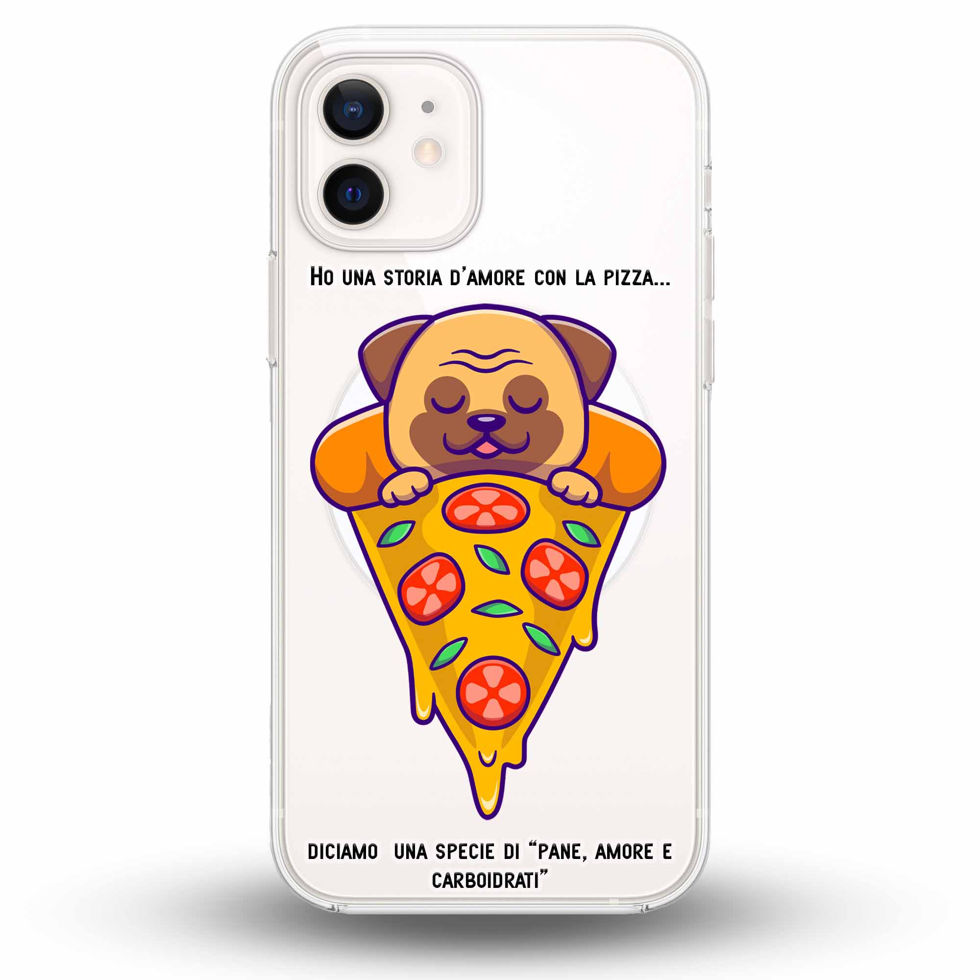 Pizza Dream - Cover MagSafe Trasparente Personalizzata