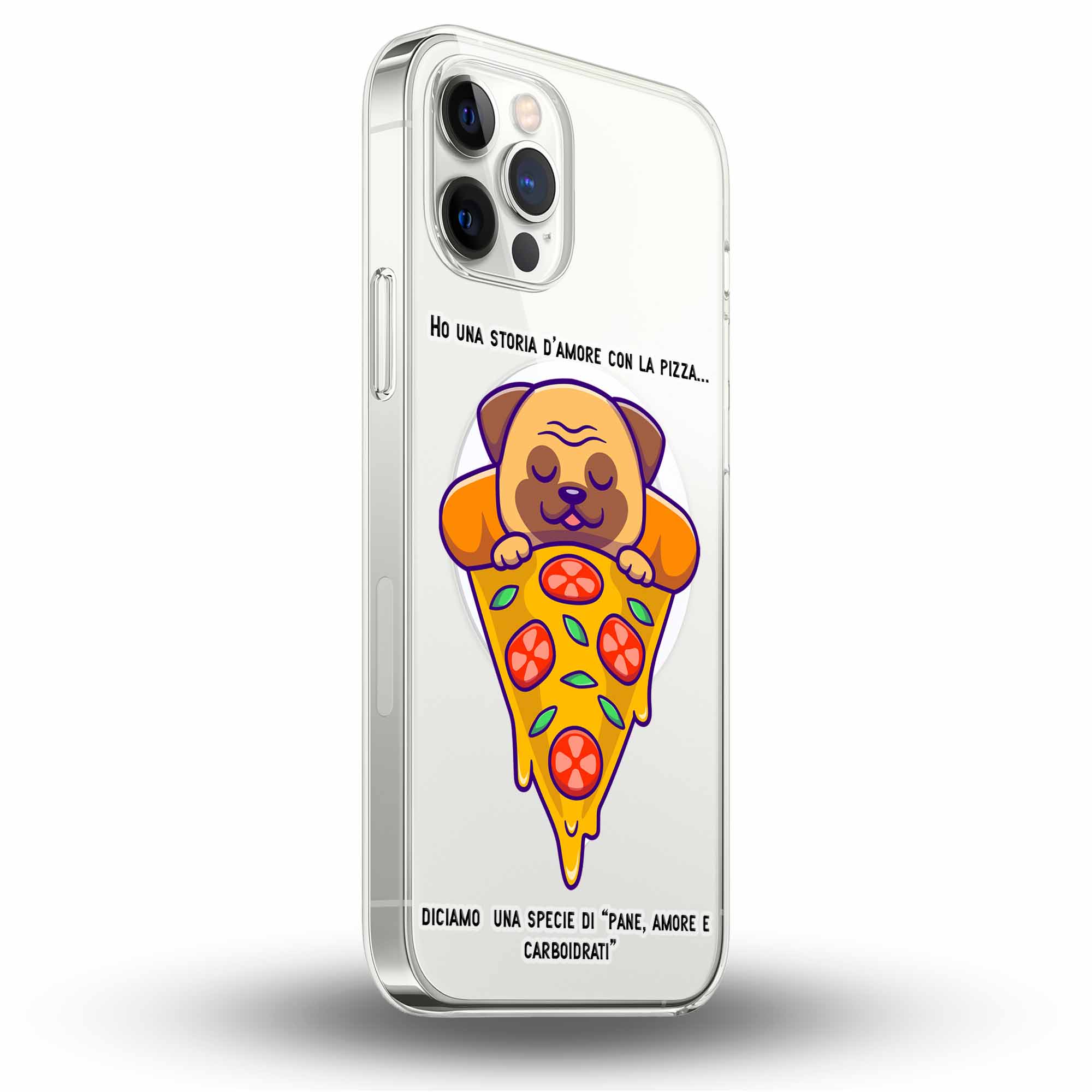 Pizza Dream - Cover MagSafe Trasparente Personalizzata