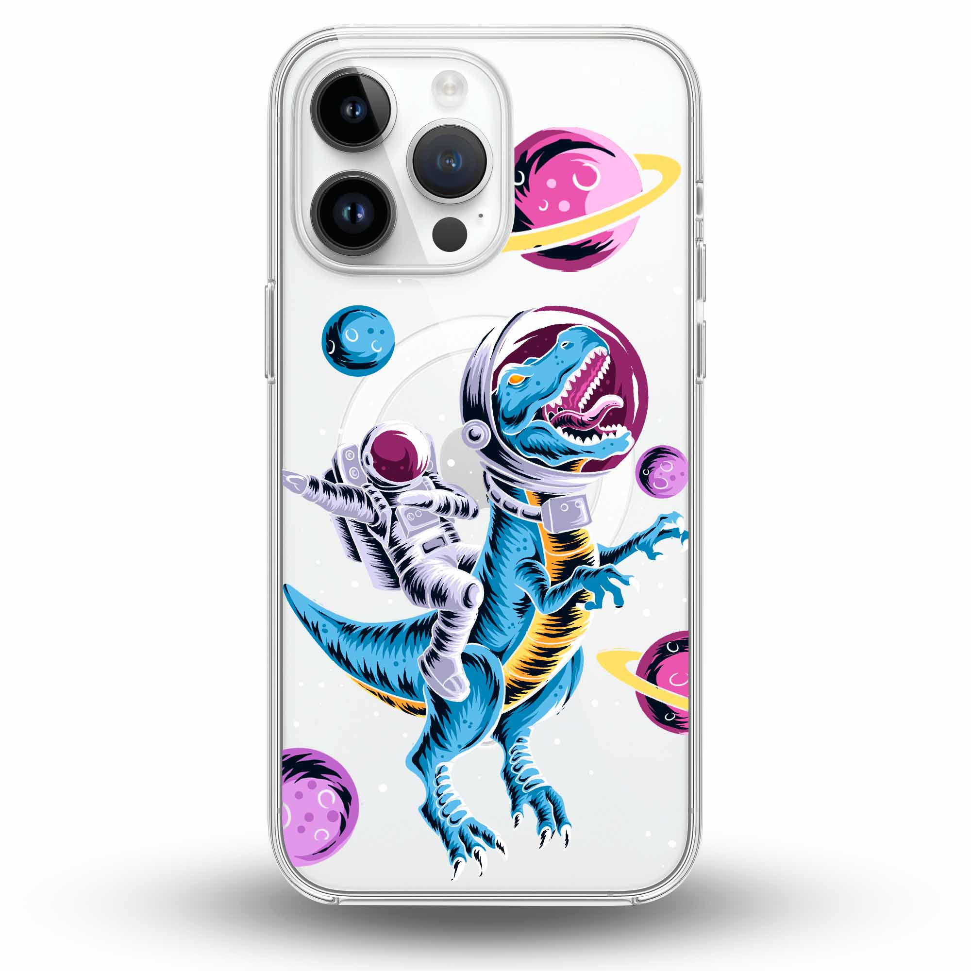 Space Cowboy - Cover MagSafe Trasparente Personalizzata