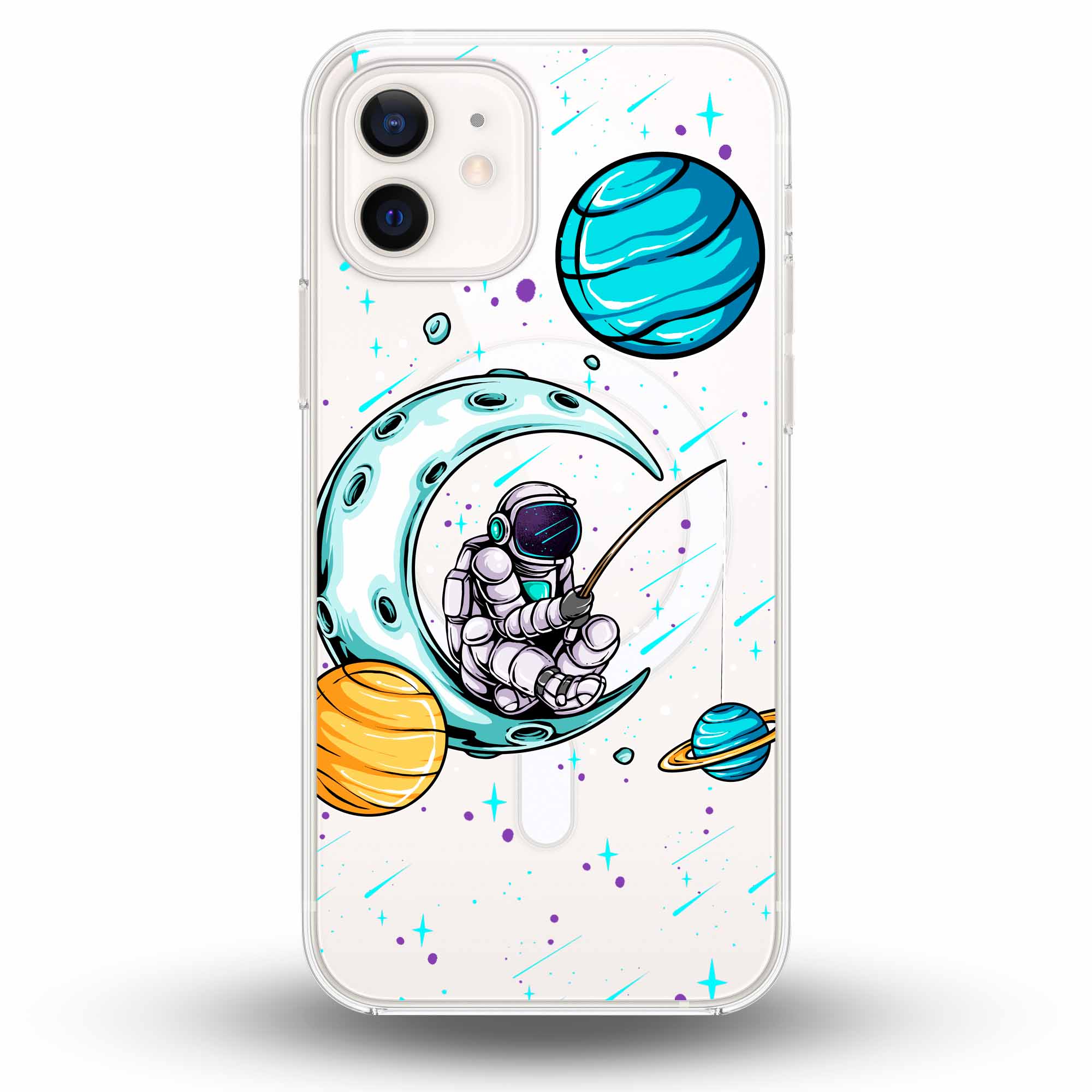 Space Fishing - Cover Magsafe Trasparente Personalizzata