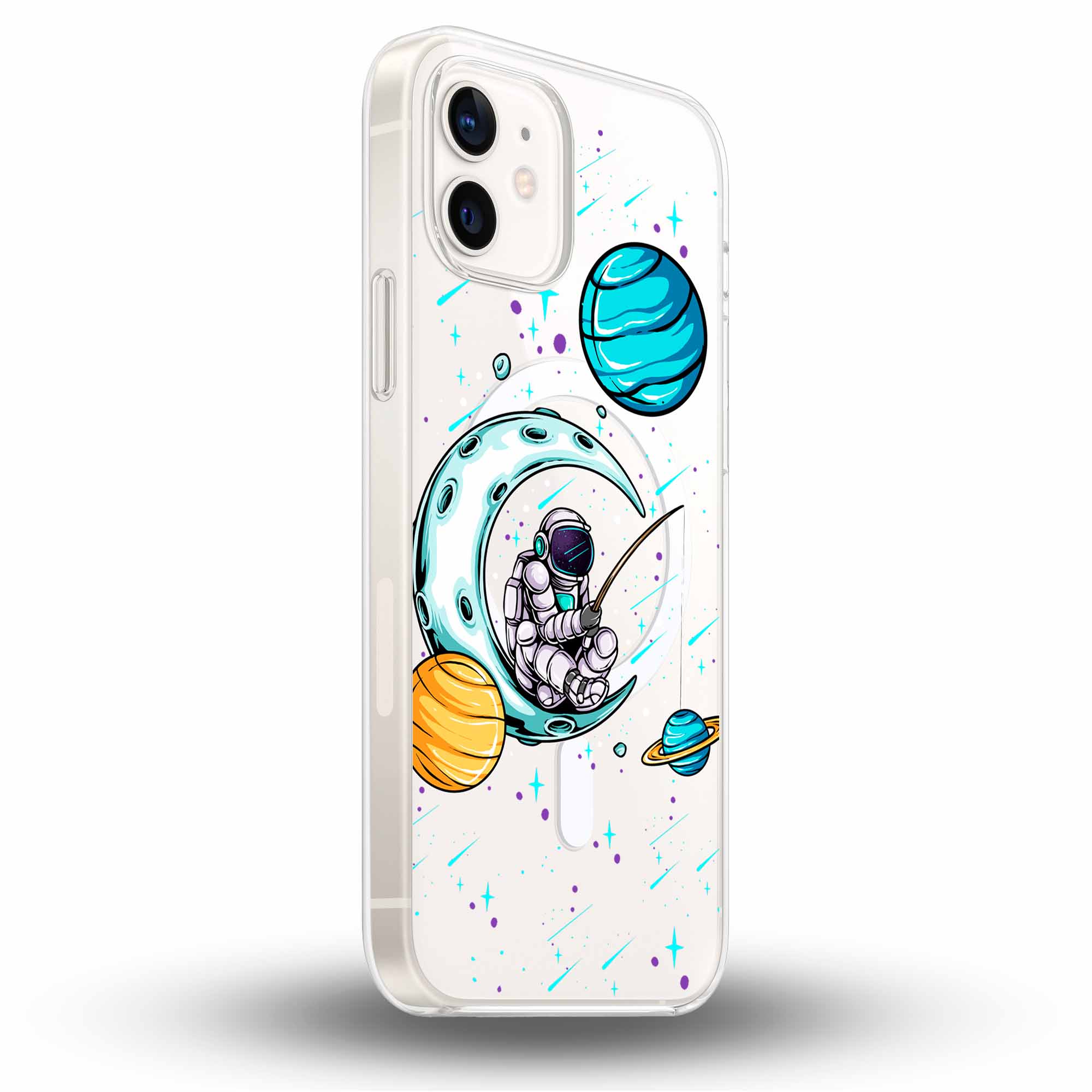 Space Fishing - Cover Magsafe Trasparente Personalizzata