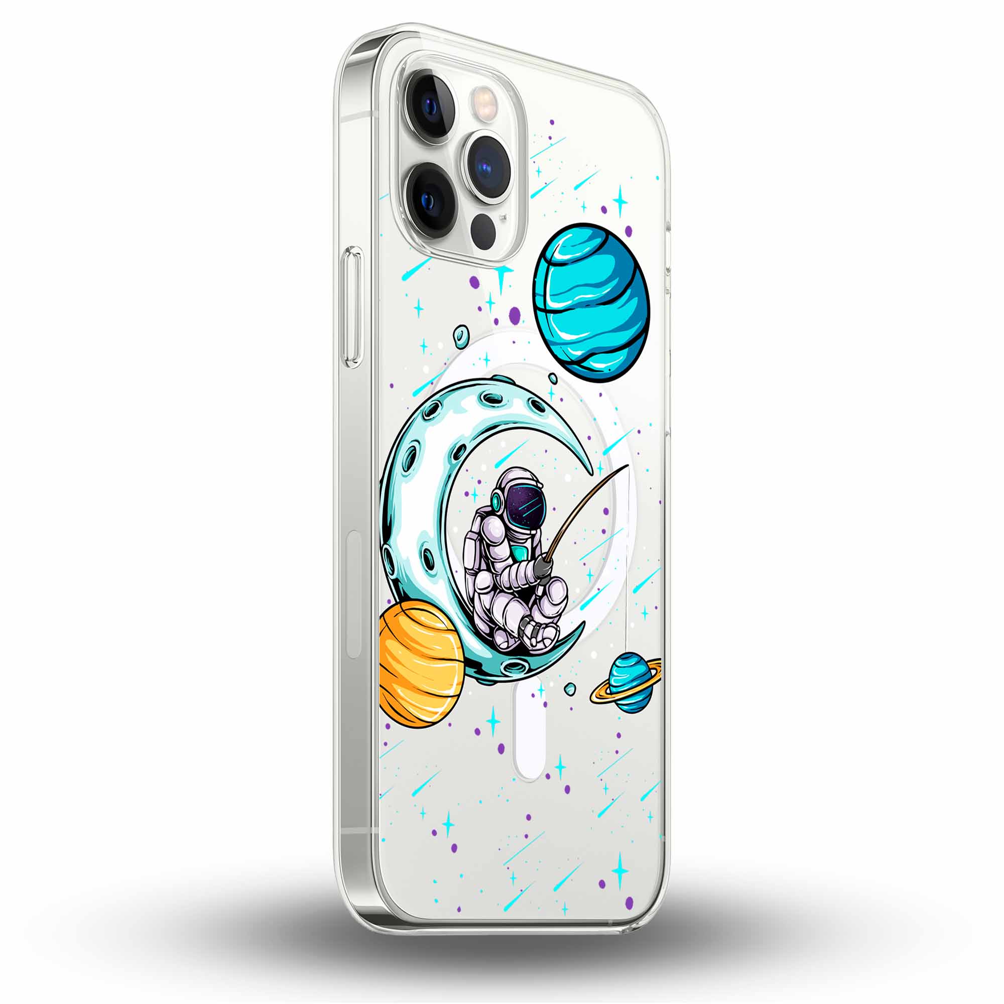 Space Fishing - Cover Magsafe Trasparente Personalizzata