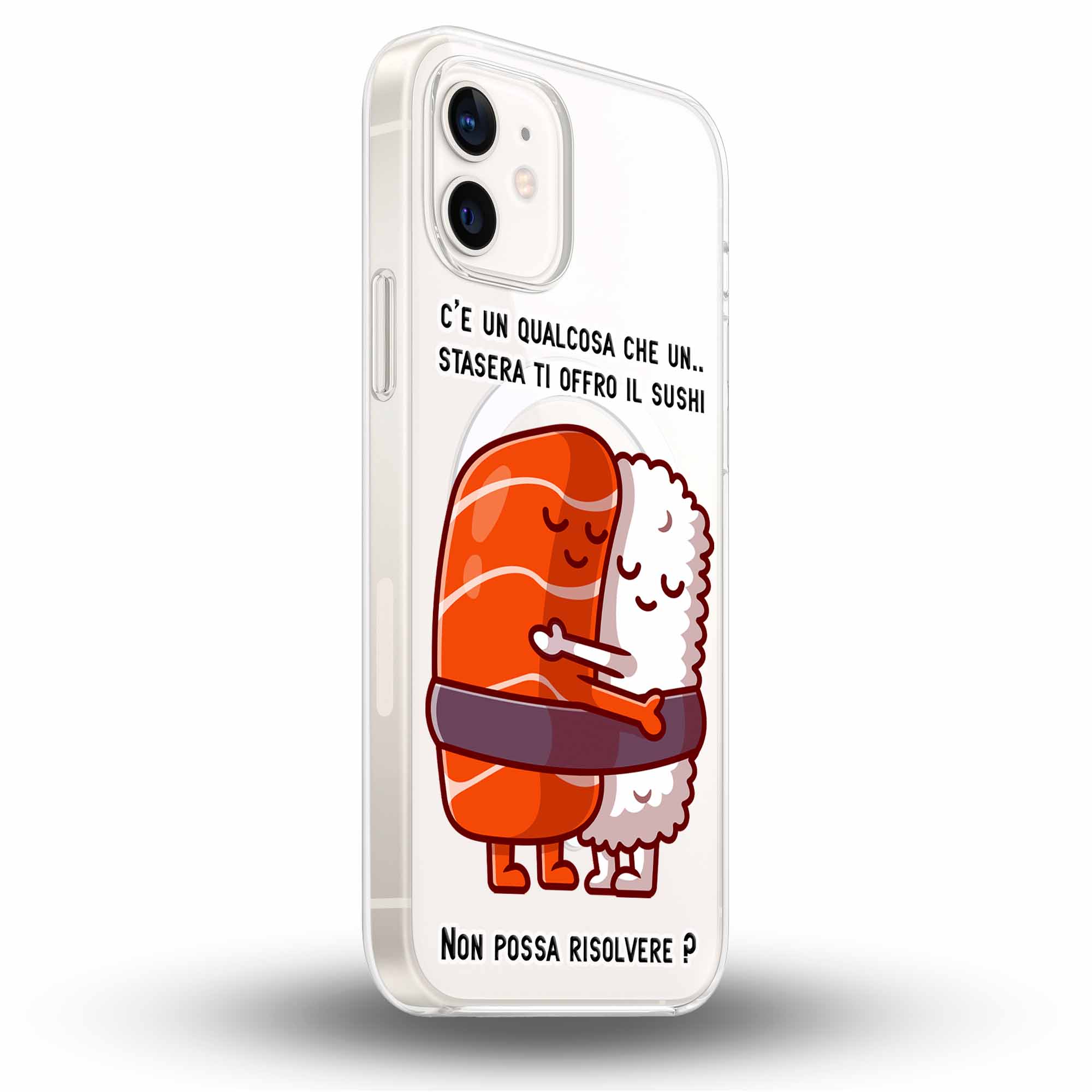 Sushi Lover - Cover MagSafe Trasparente Personalizzata