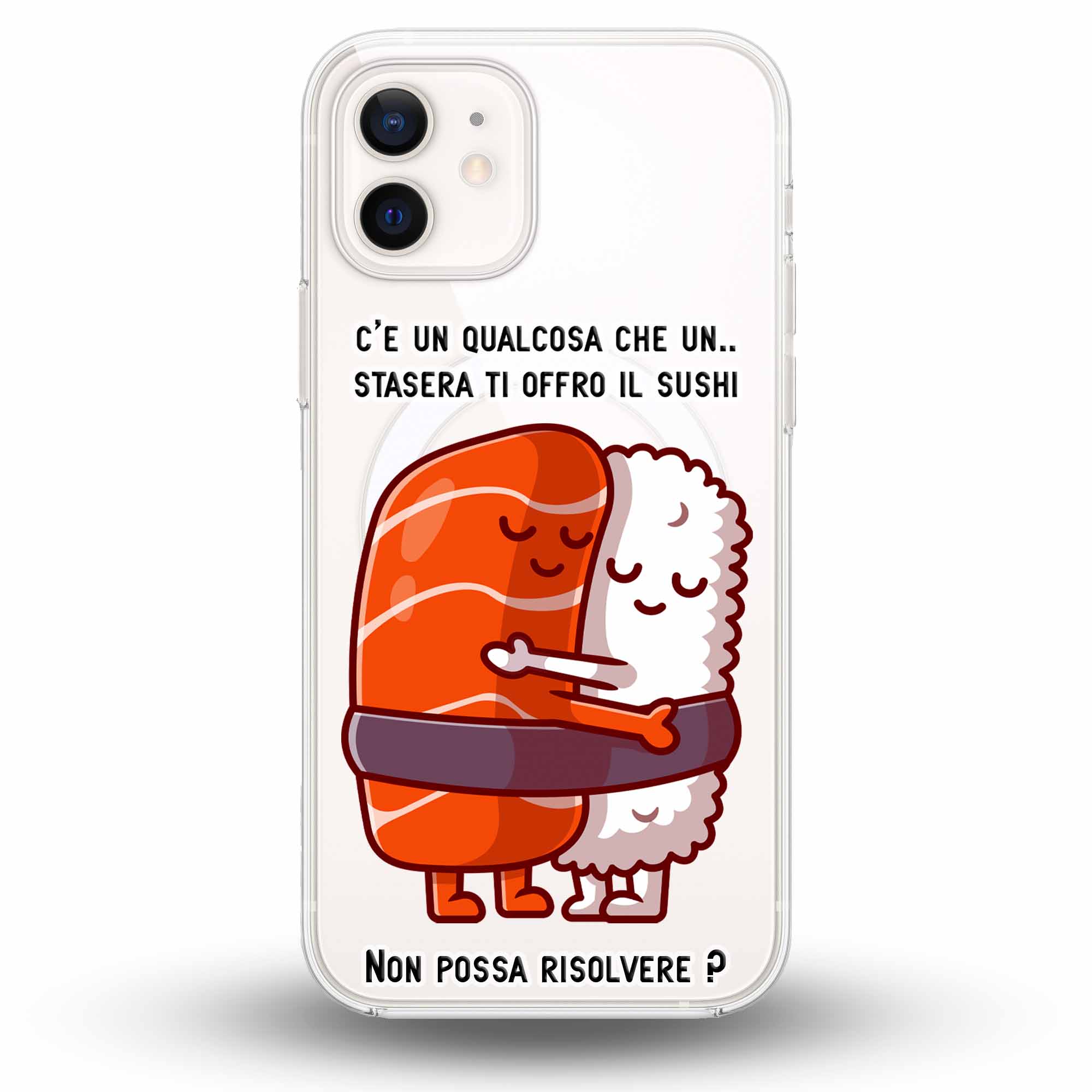 Sushi Lover - Cover MagSafe Trasparente Personalizzata