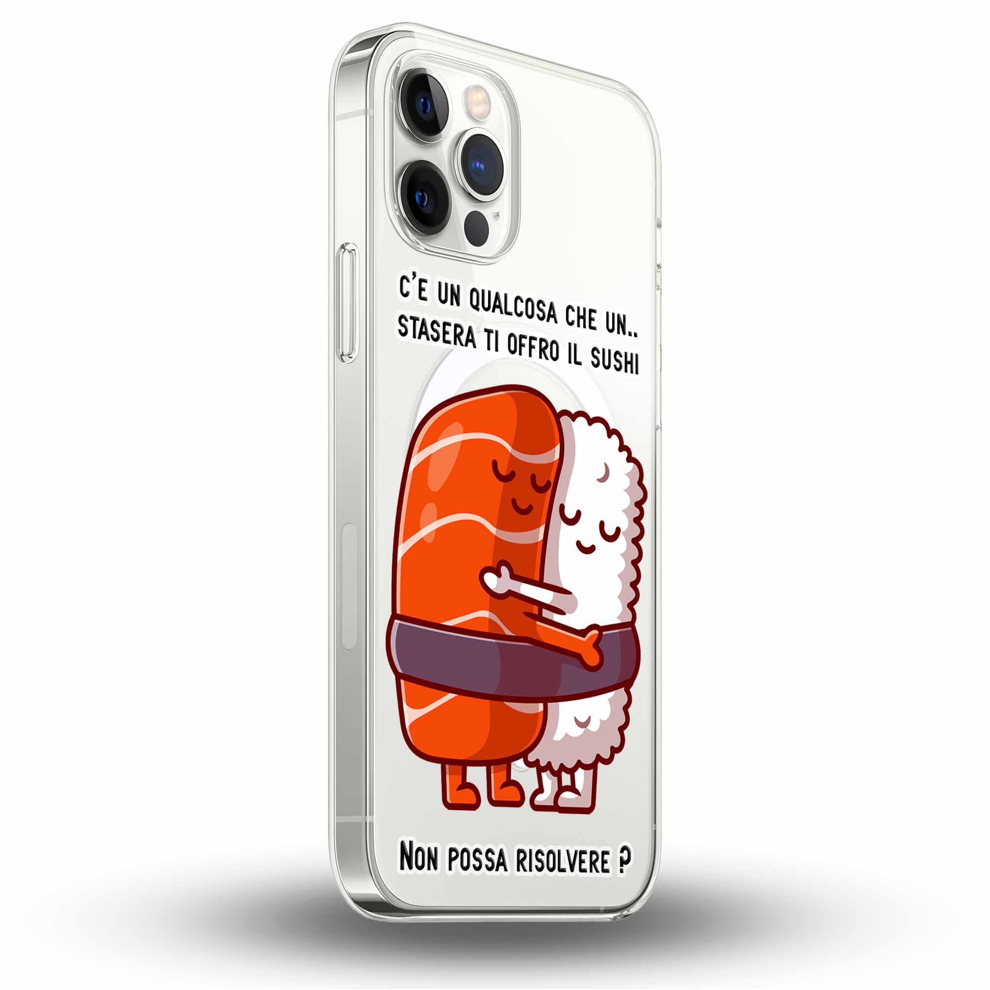 Sushi Lover - Cover MagSafe Trasparente Personalizzata