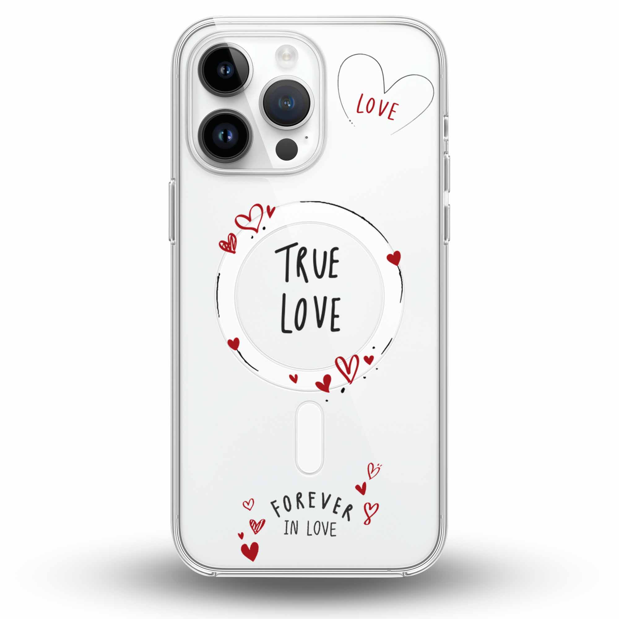 True Lines Lite - Cover MagSafe Trasparente Personalizzata