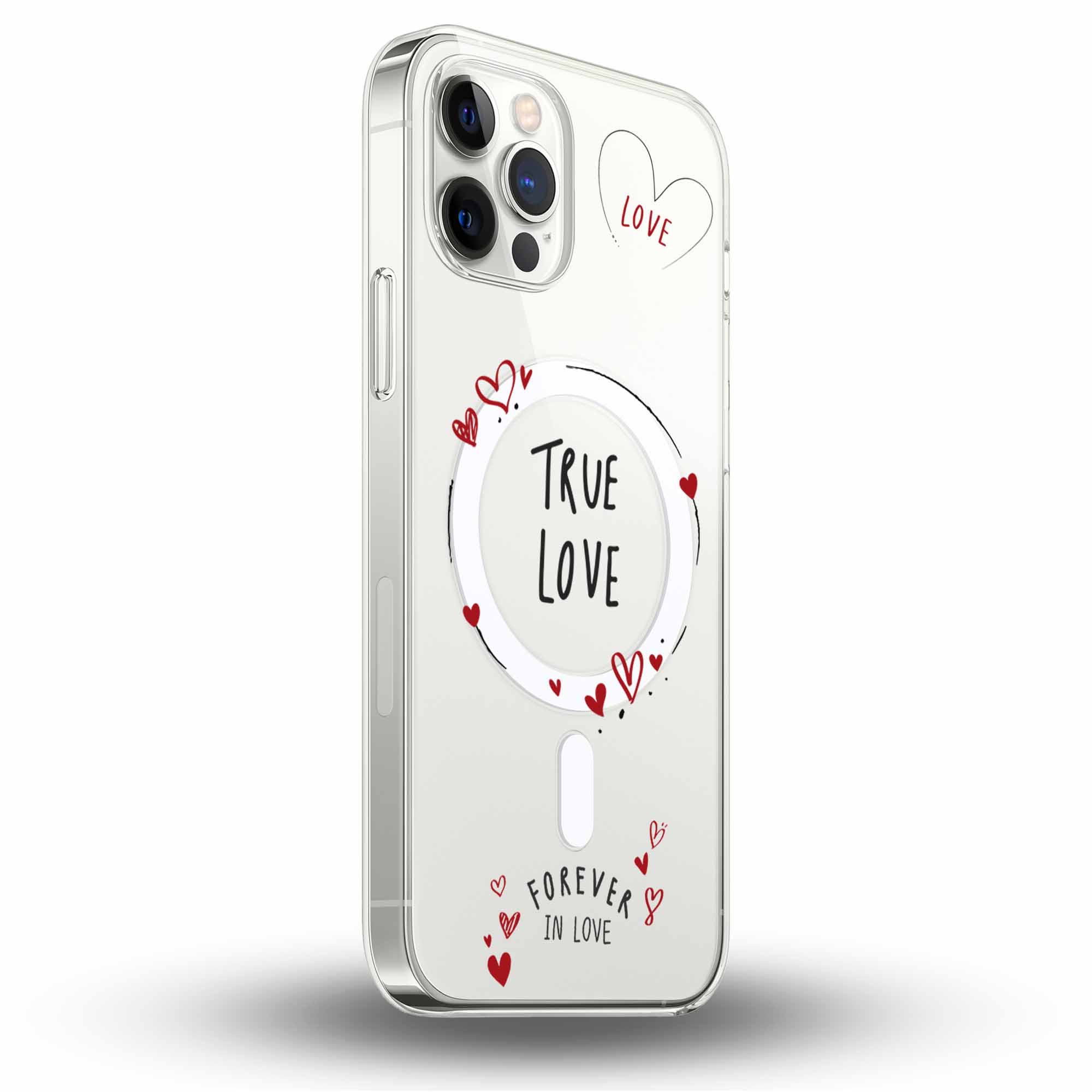 True Lines Lite - Cover MagSafe Trasparente Personalizzata