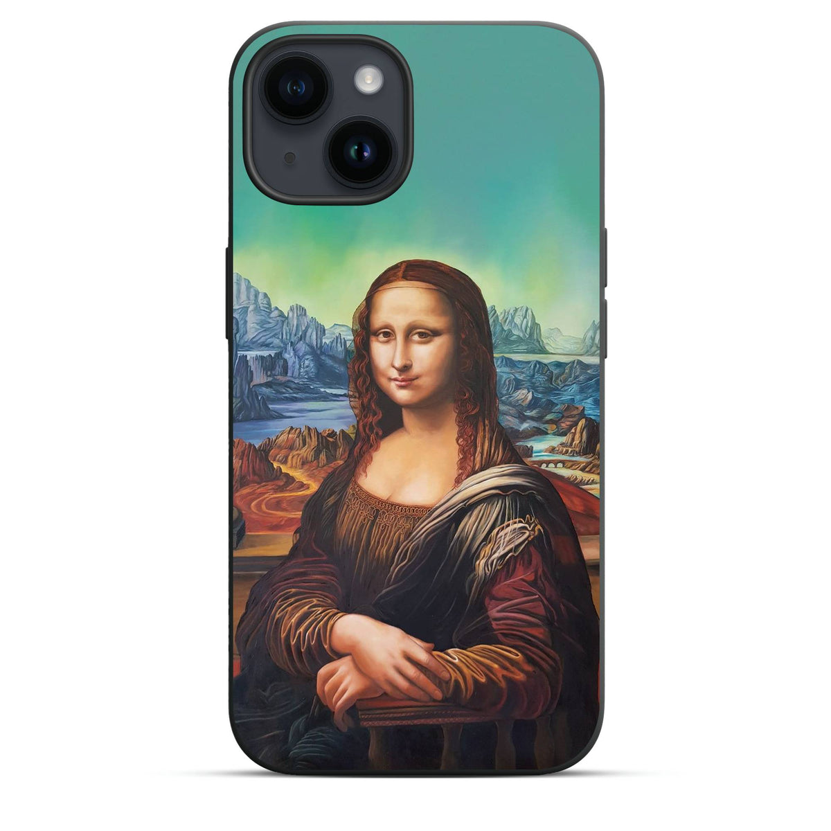 Monna Lisa (La Gioconda)- Cover Monocolore Personalizzata