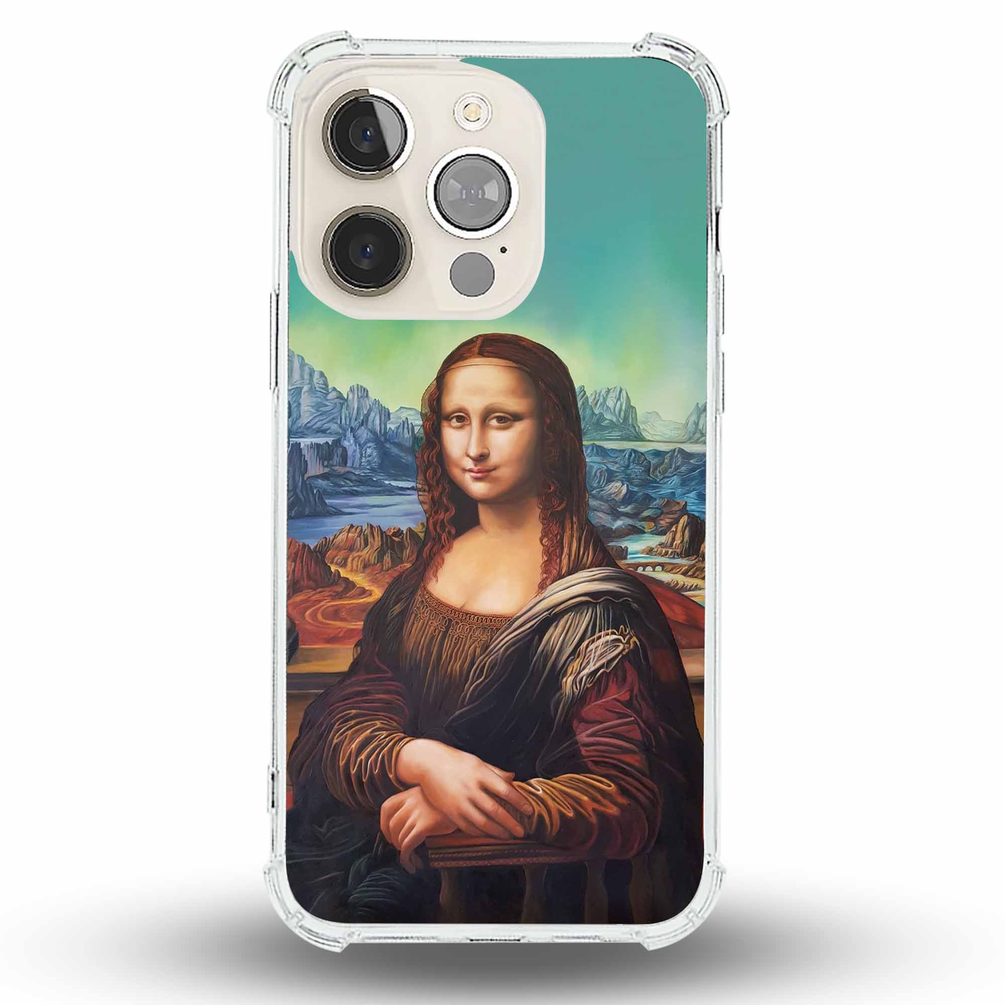 Monalisa (La Gioconda) - Cover Trasparente Personalizzata (Rinforzata)