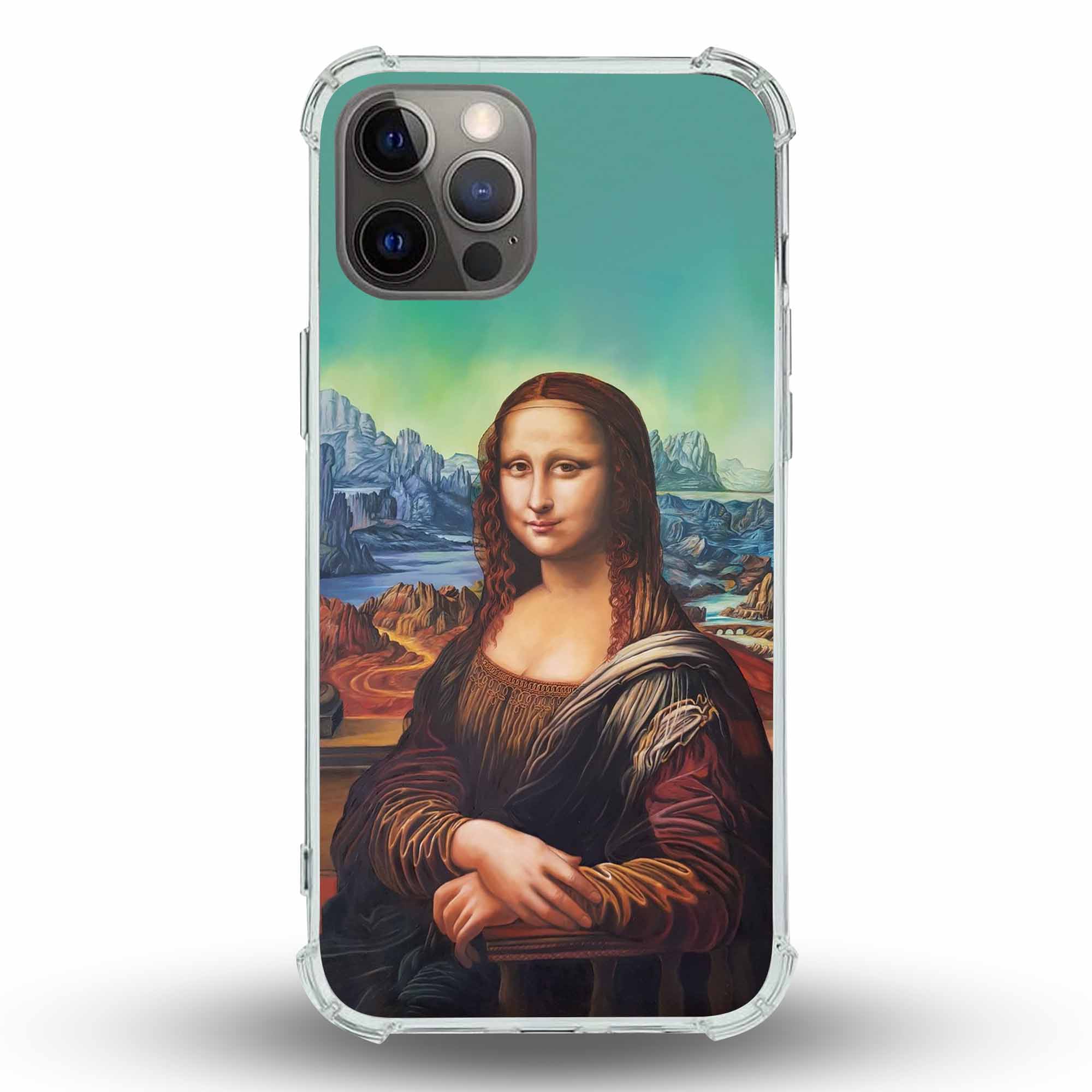 Monalisa (La Gioconda) - Cover Trasparente Personalizzata (Rinforzata)