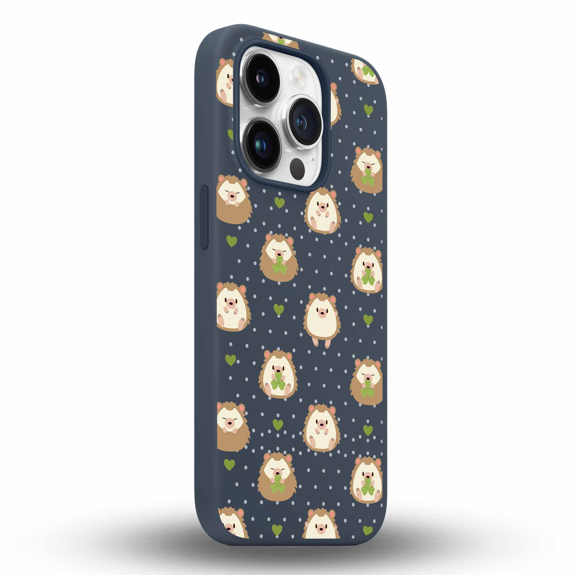 Lovely Hedgehogs - Cover Monocolore Personalizzata