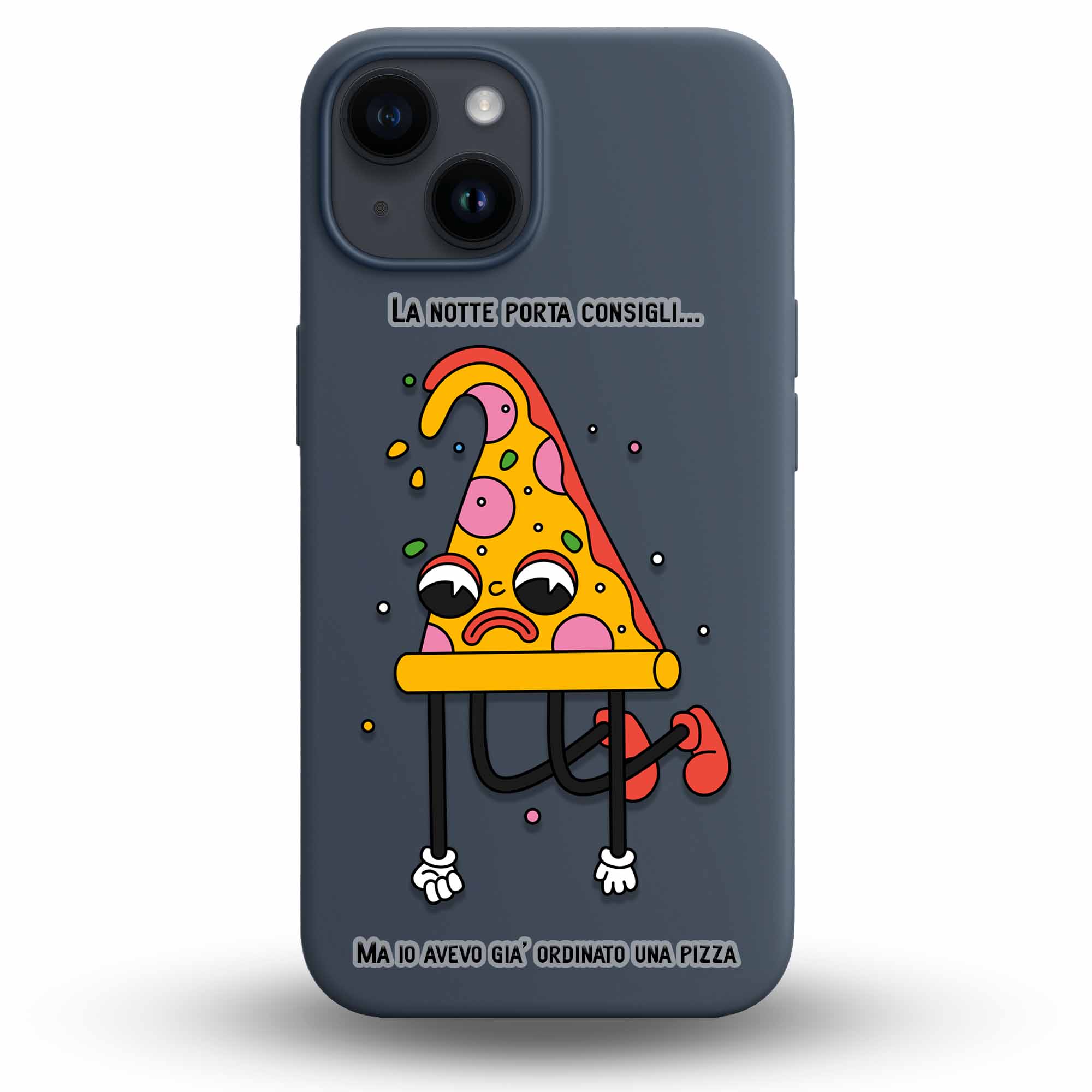 Pizza Mood - Cover Monocolore Personalizzata
