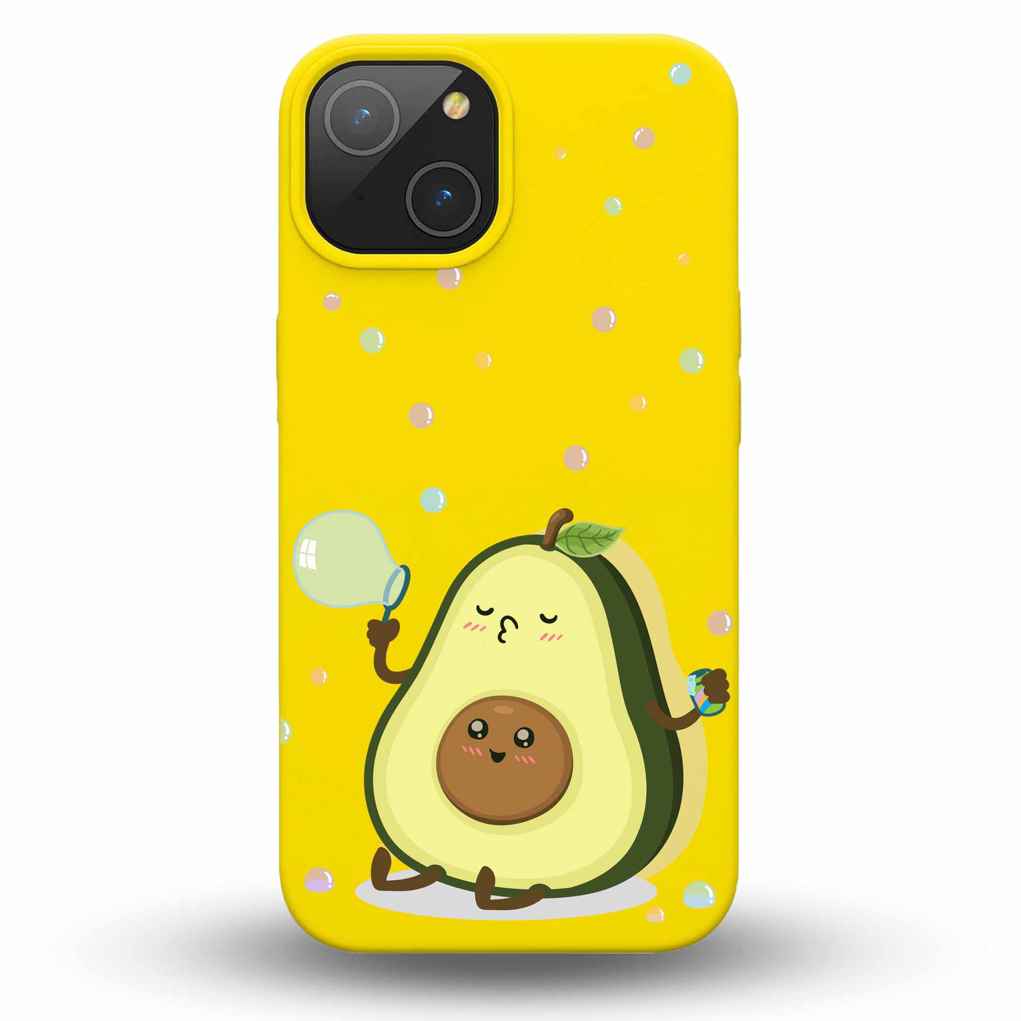 Avocado Bubble - Cover Monocolore Personalizzata