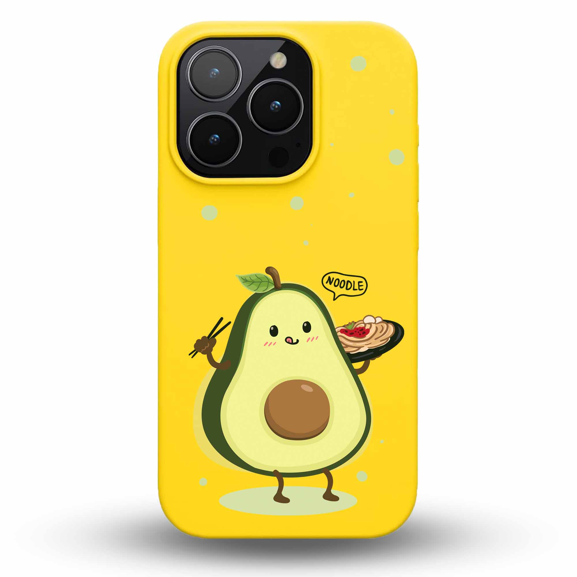 Avocado & Noodles - Cover Monocolore Personalizzata