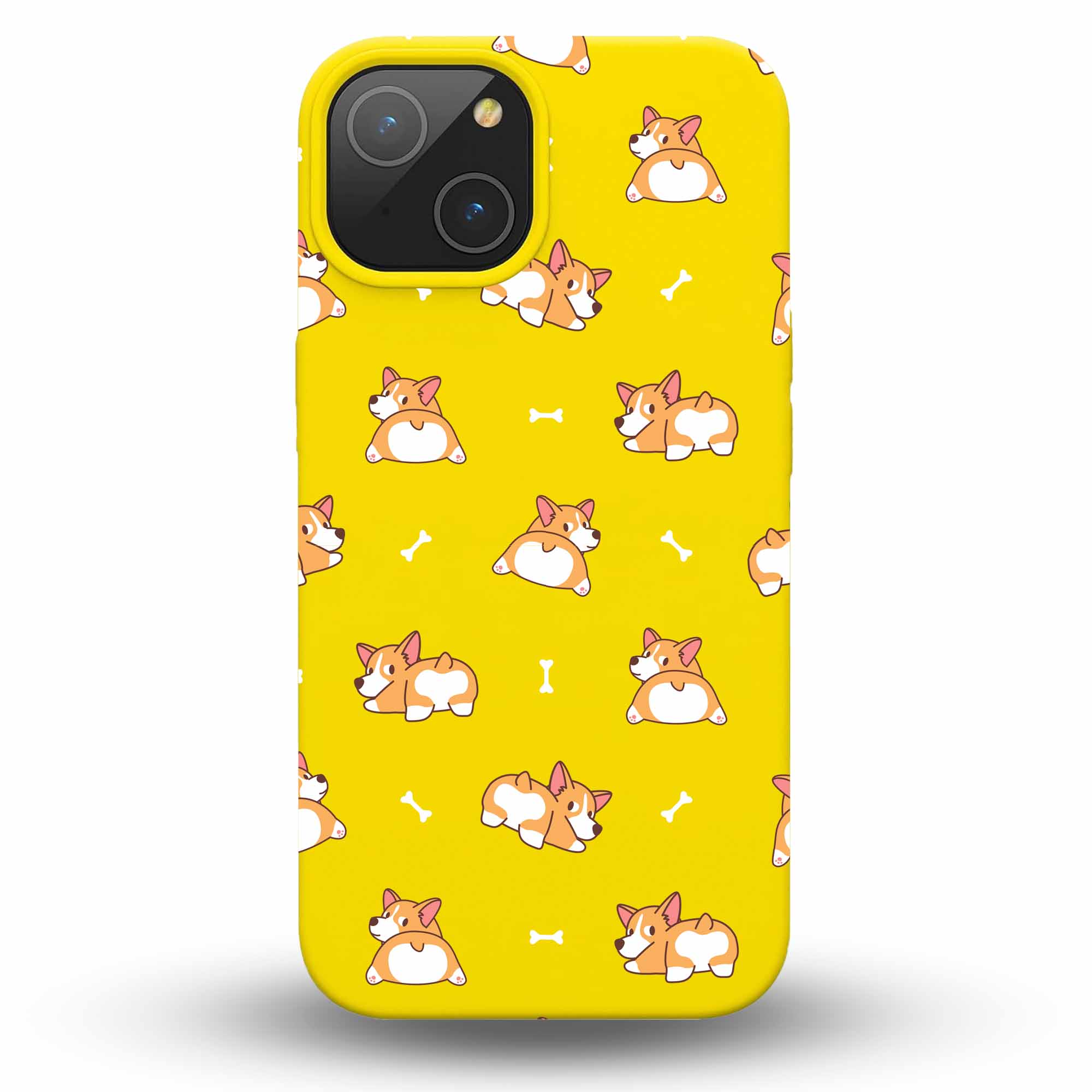 Cute Corgis - Cover Monocolore Personalizzata