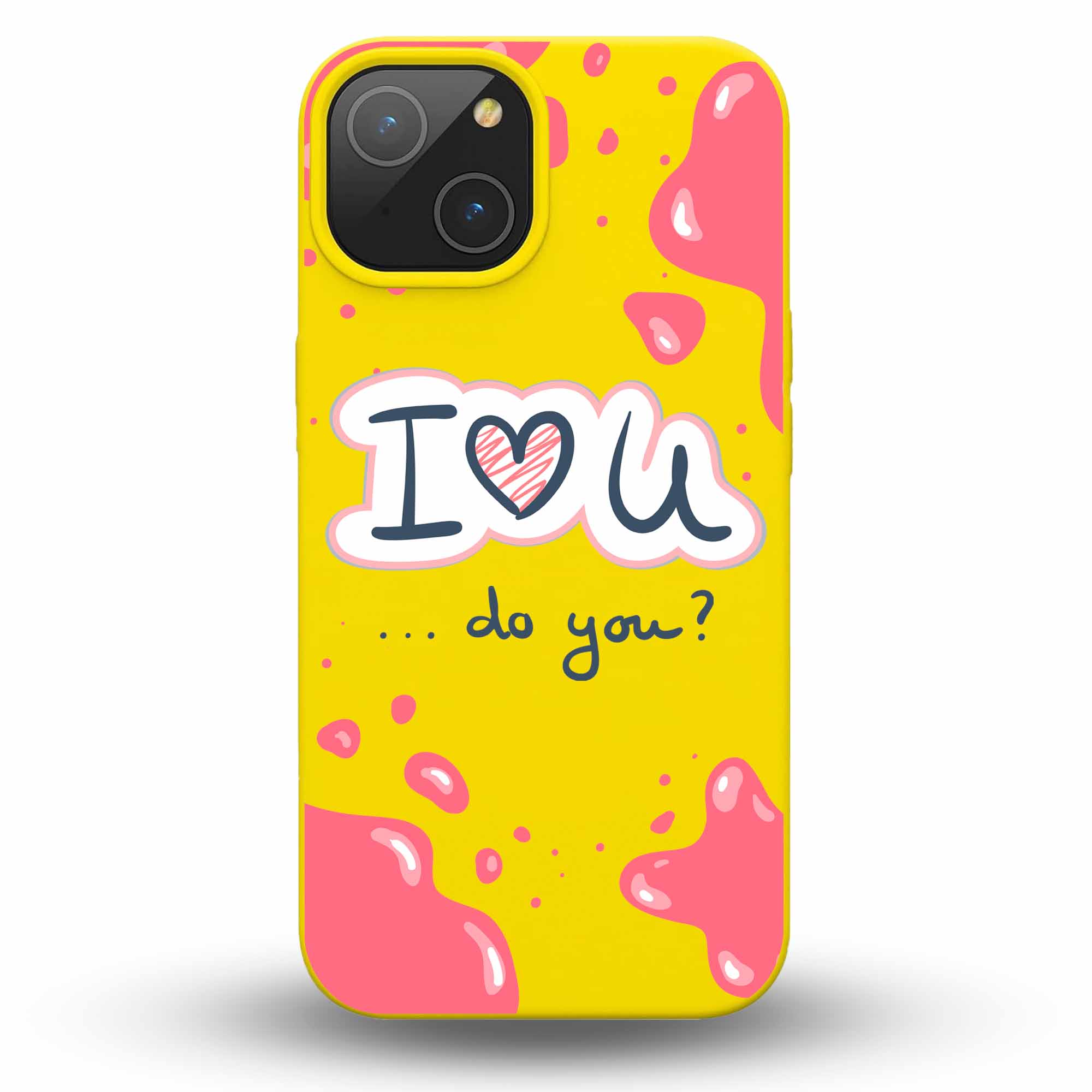 I❤️U - Cover Monocolore Personalizzata