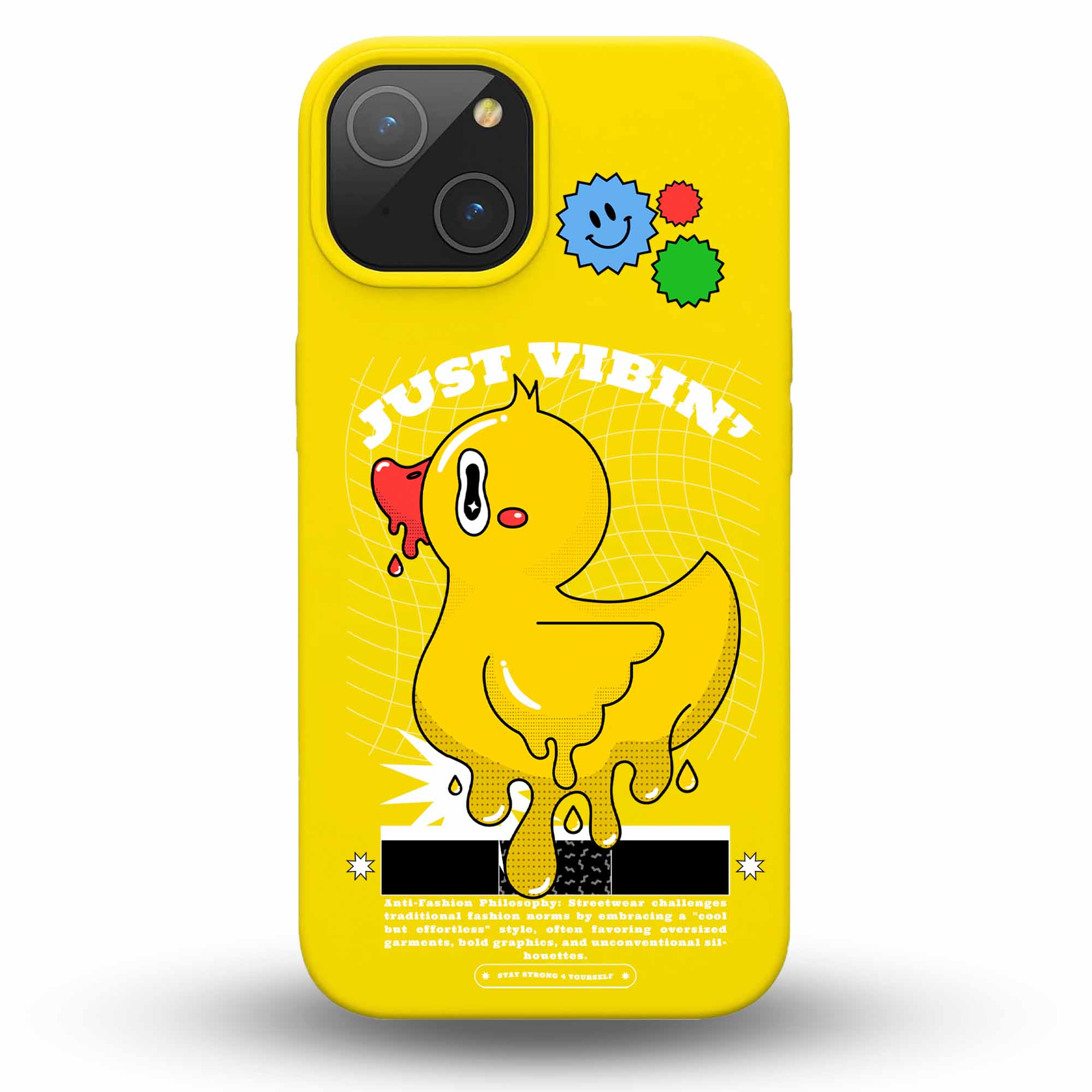 Just Vibin' - Cover Monocolore Personalizzata