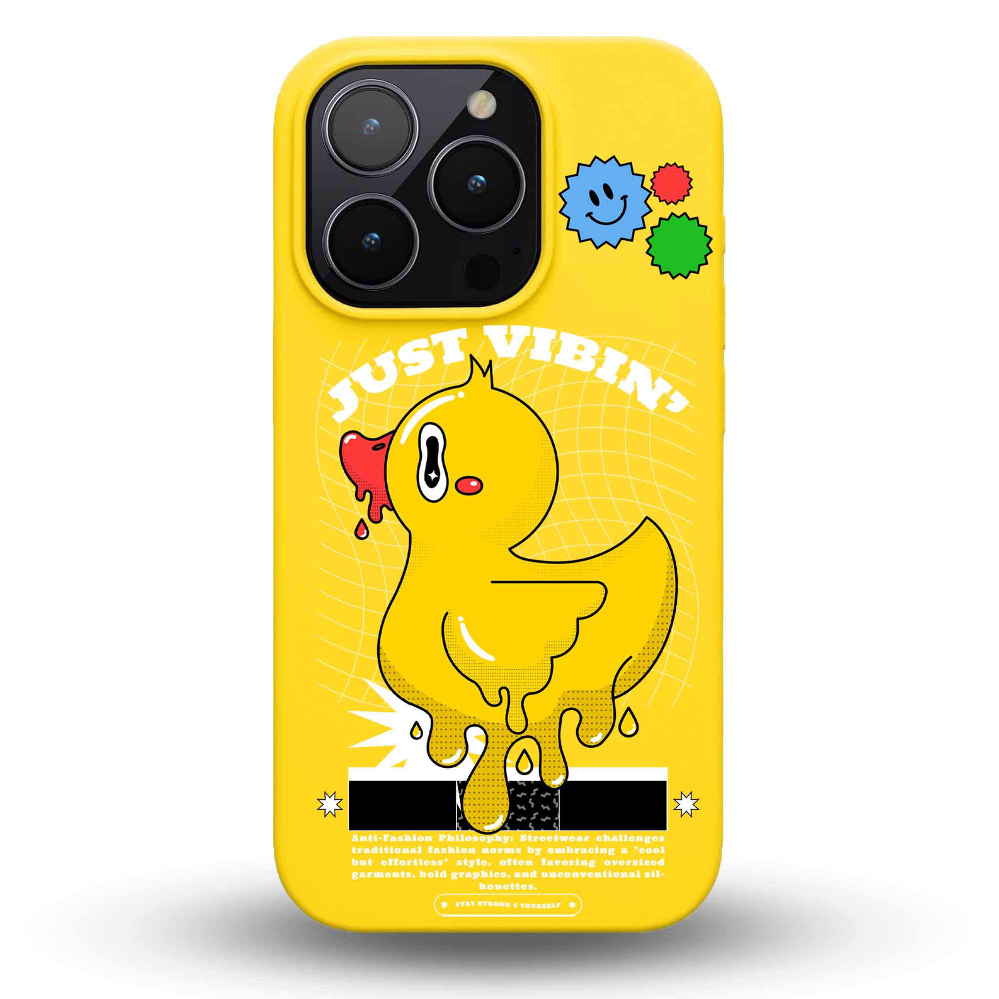 Just Vibin' - Cover Monocolore Personalizzata