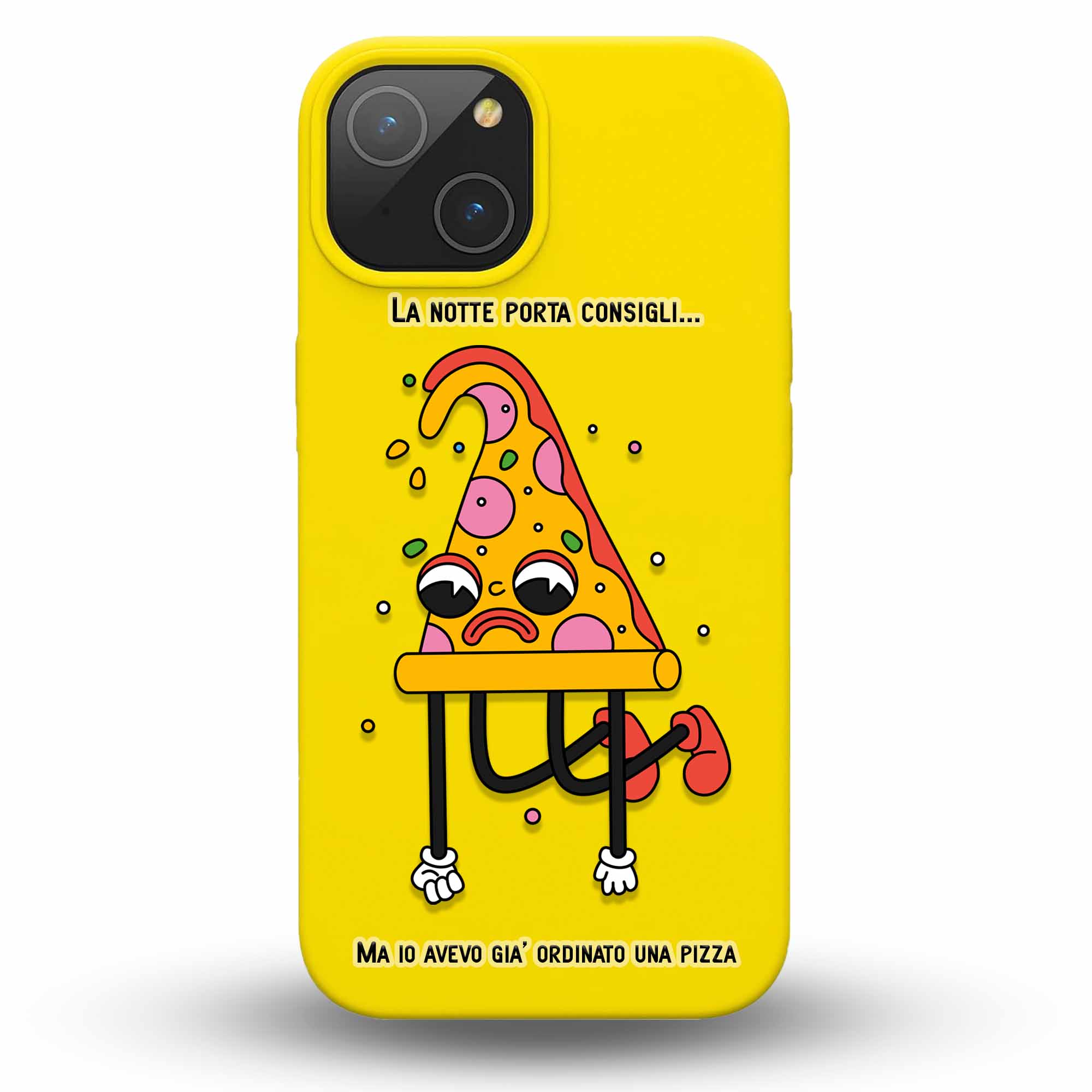 Pizza Mood - Cover Monocolore Personalizzata